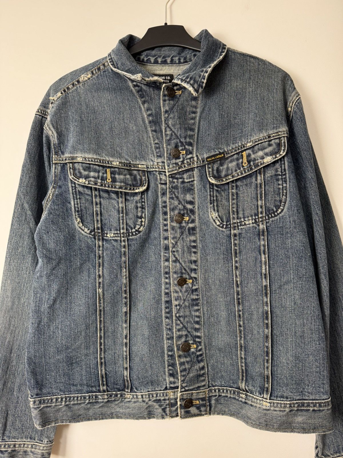 Polo Ralph Lauren Vintage Polo Ralph Lauren jeans co denim jacket streetwear Size US L / EU 52-54 / 3 - 7 Thumbnail