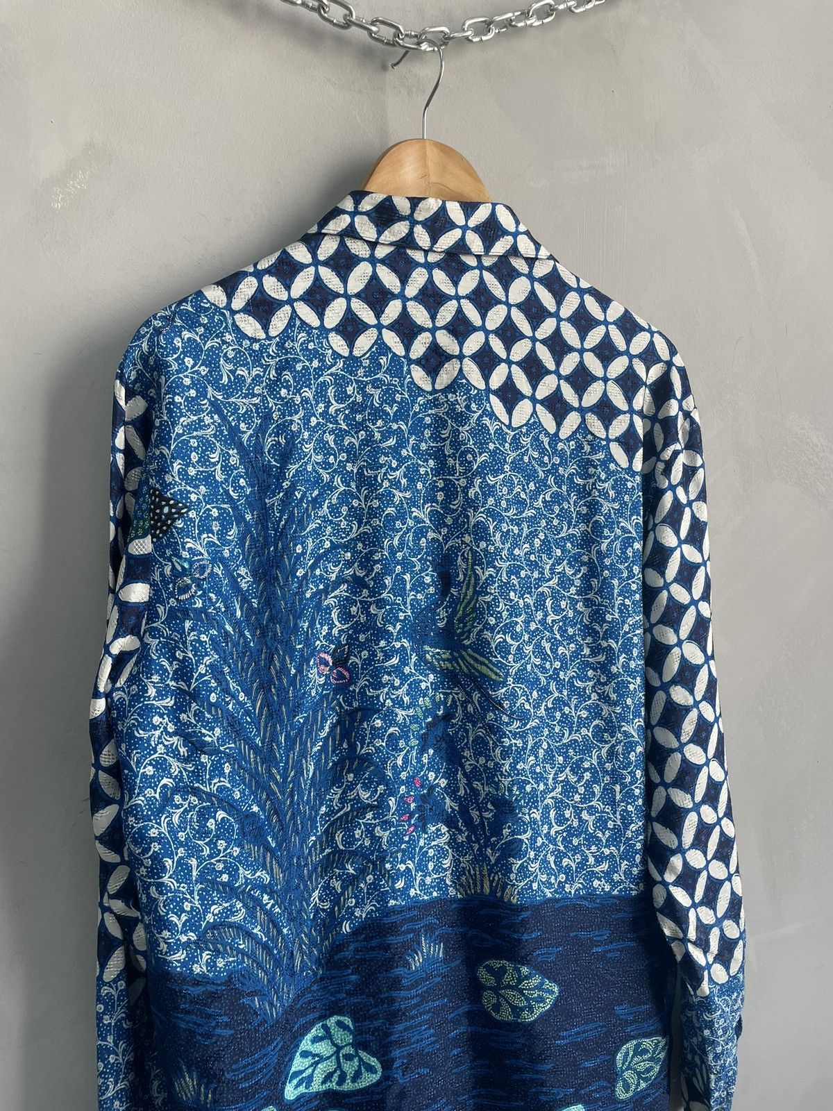 Japanese Brand Rare overprint Japanese shirt button up Kapital style Size US L / EU 52-54 / 3 - 11 Thumbnail
