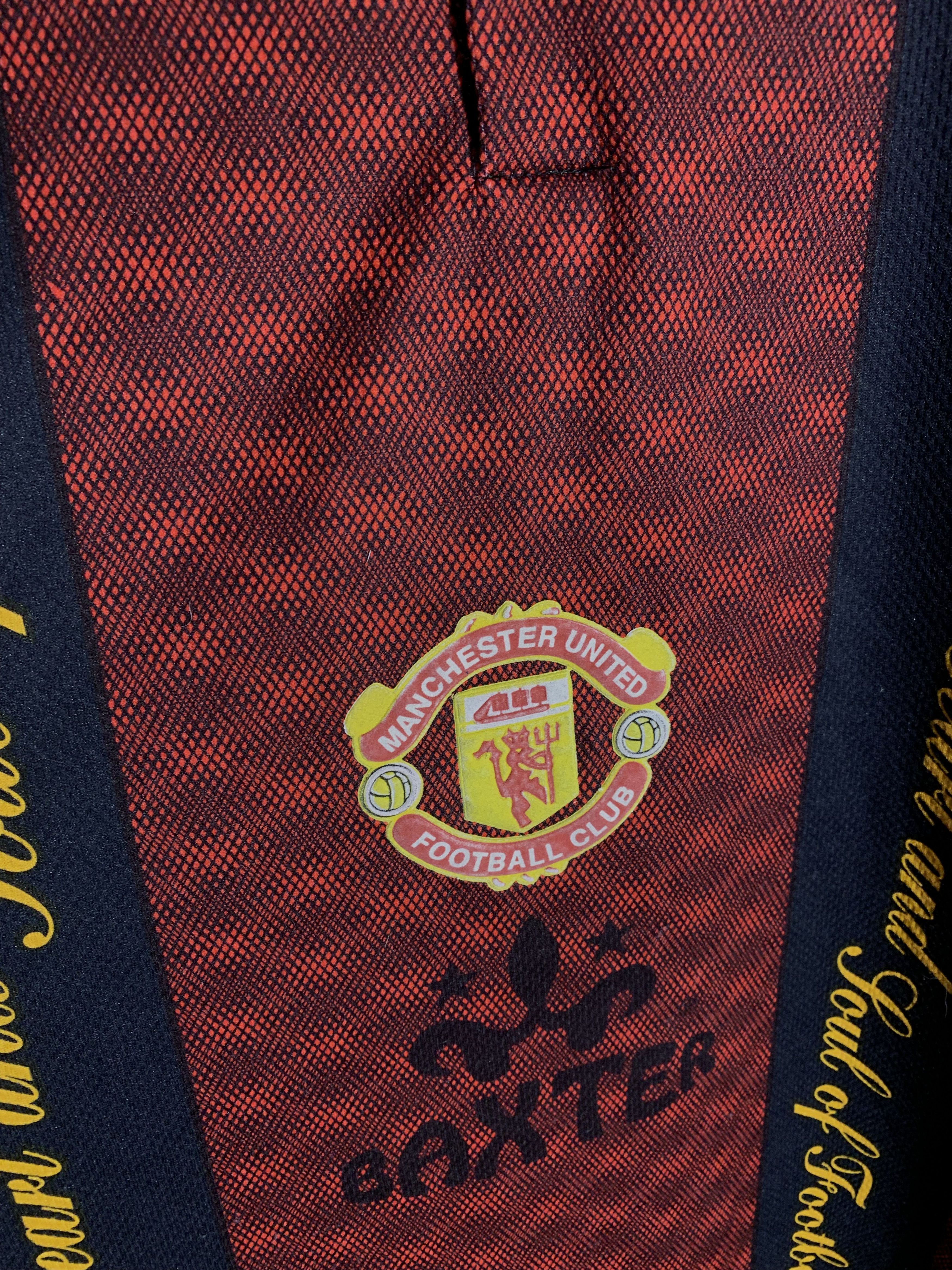 Vintage VERY RARE MANCHESTER UNITED ENGLAND RETRO SOCCER JERSEY 90s Size US M / EU 48-50 / 2 - 3 Thumbnail