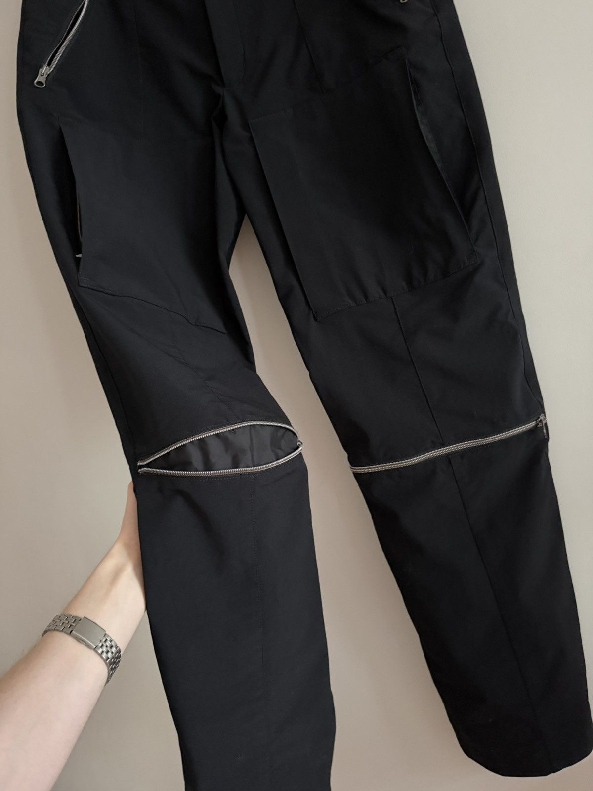 Marithe + Francois Girbaud Vintage Marithe Girbaud Active Zip Panel Pants Size US 34 / EU 50 - 4 Thumbnail