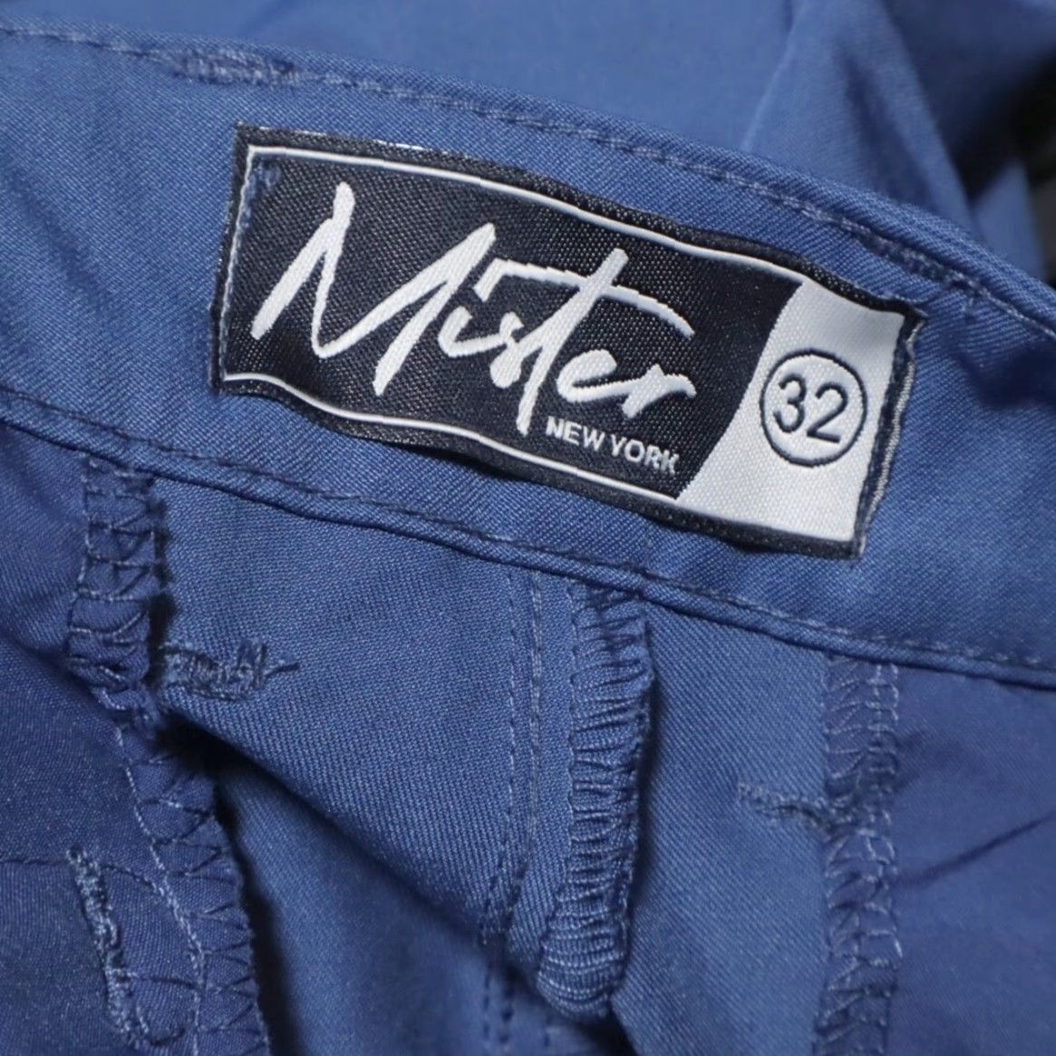 Vintage Mister Technical Polyester Microfiber Chino Pants Periwinkle Men's 32 Size US 32 / EU 48 - 7 Thumbnail