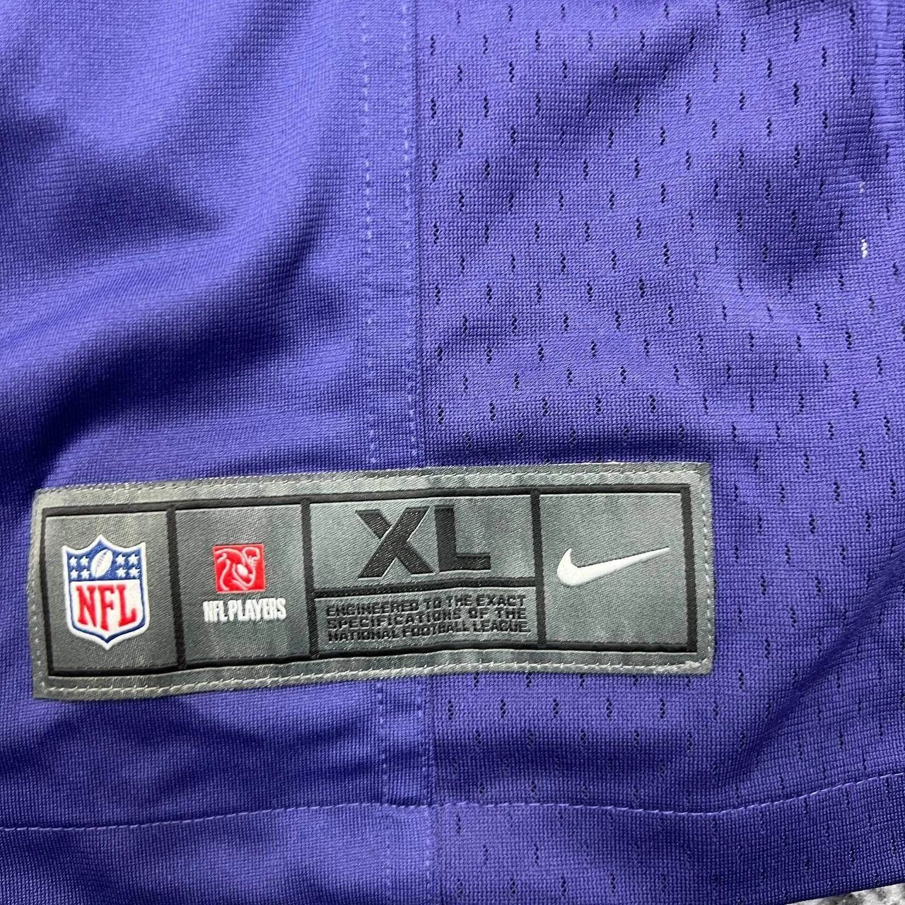 Nike Baltimore Ravens Flacco #5 Jersey Shirt Men Short Sleeve XL Size US XL / EU 56 / 4 - 6 Thumbnail