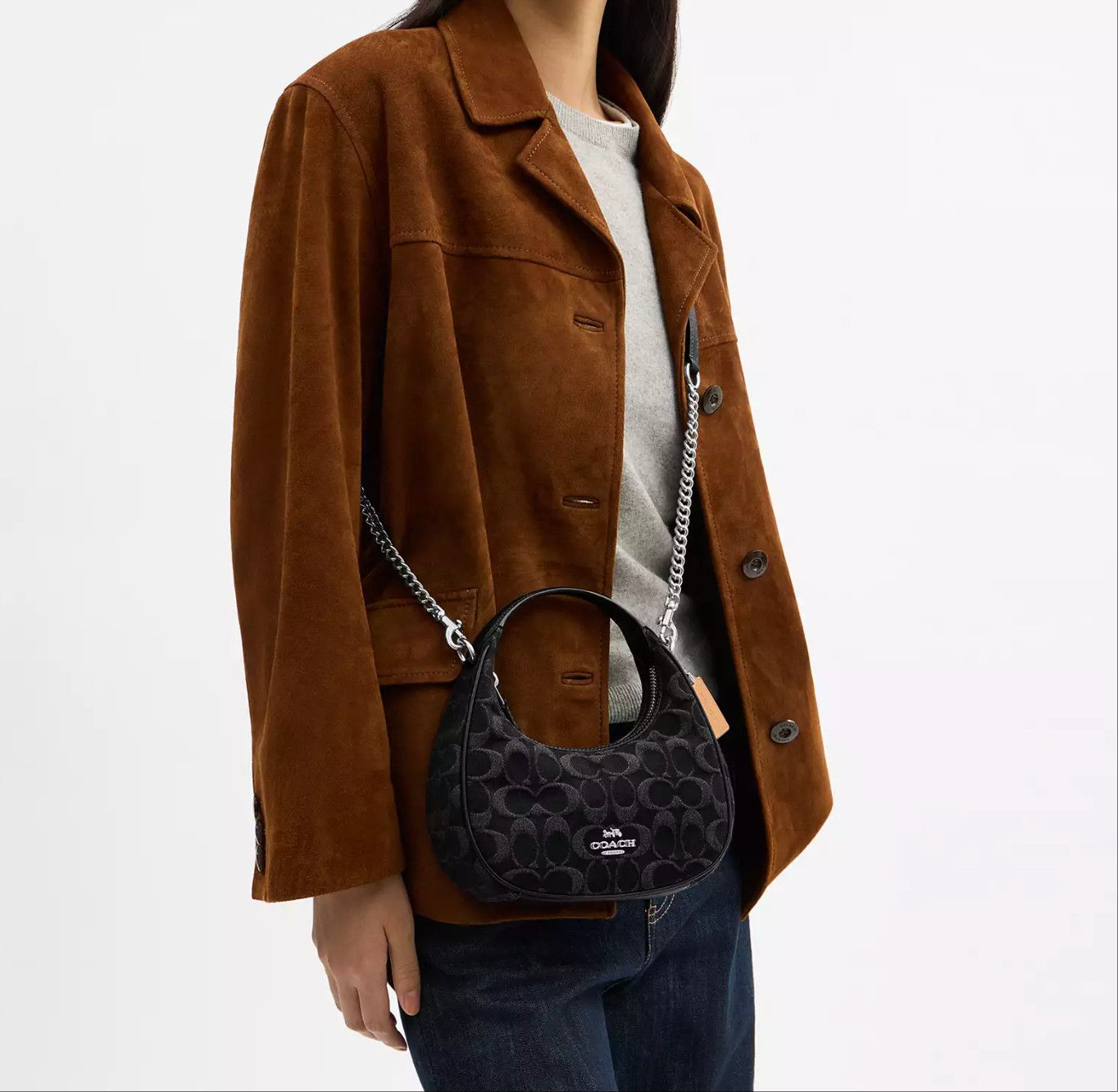 Coach Carmen Mini Crossbody Bag In Signature Denim CCZ47 Size ONE SIZE - 6 Thumbnail