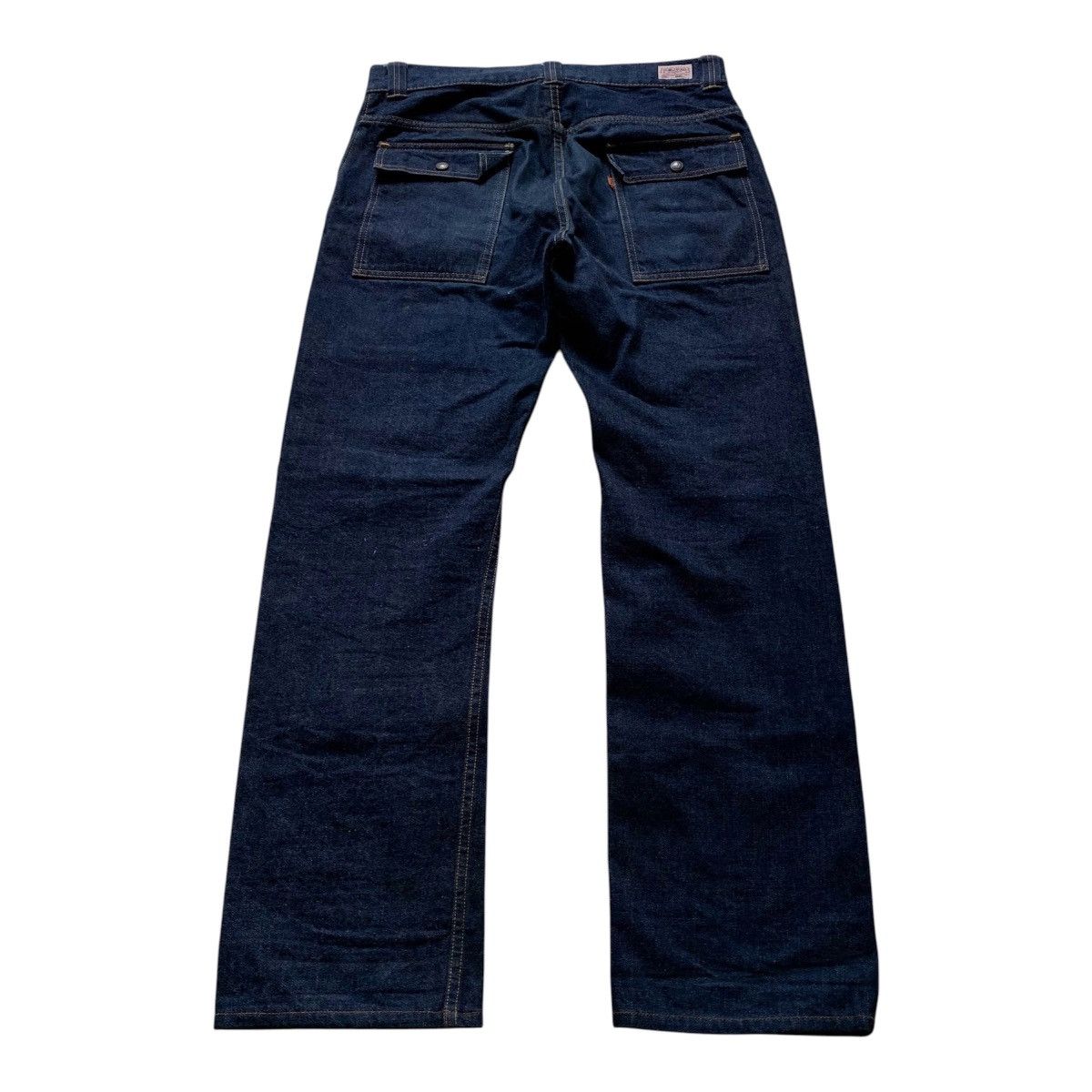 Japanese Brand Vtg 90s Dubble Works Union Made Bush Pants Selvedge Denim Size US 34 / EU 50 - 6 Thumbnail