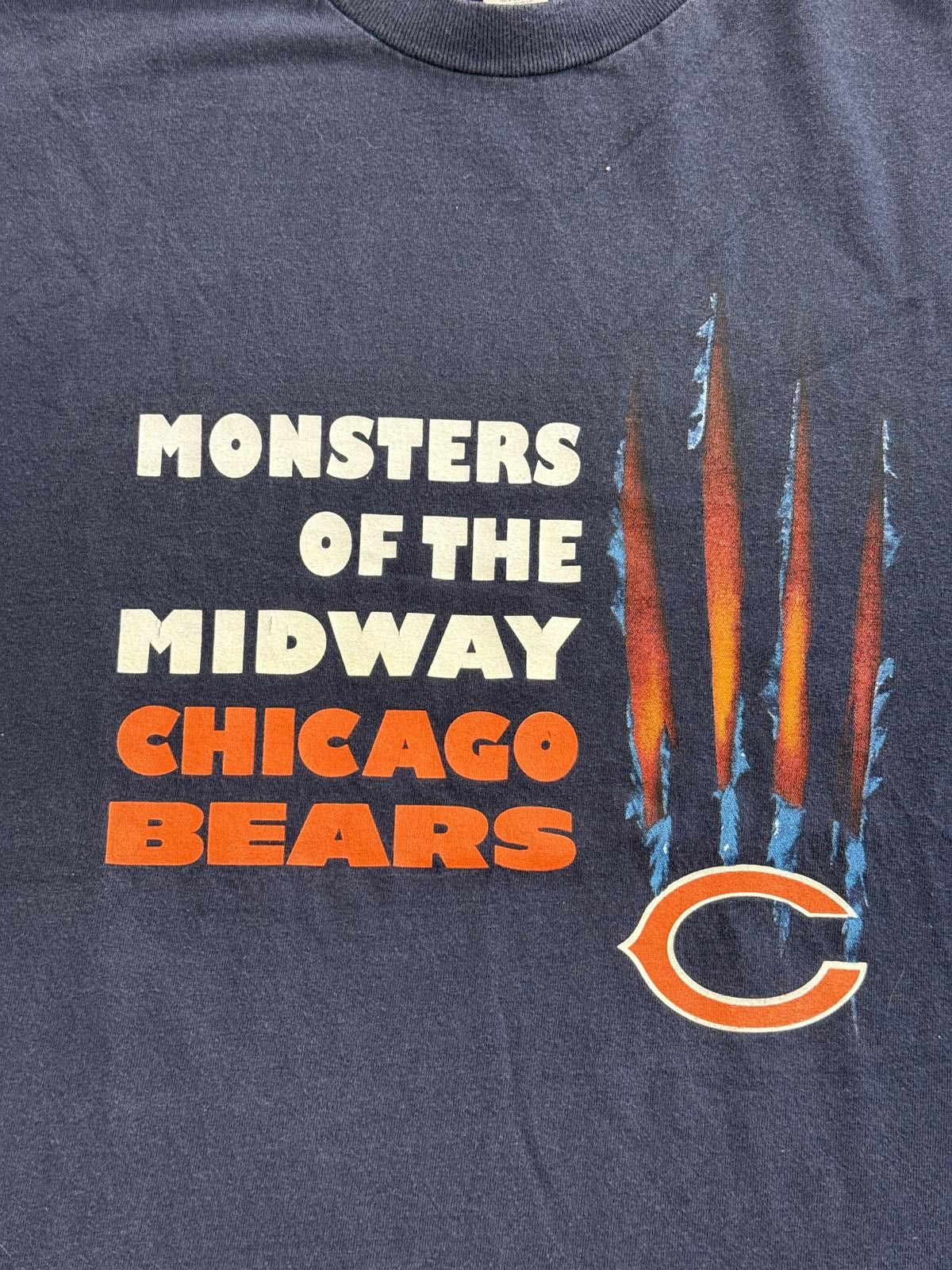 NFL Y2K NFL Chicago Bears T-shirt Monsters of the Midway L Size US L / EU 52-54 / 3 - 3 Thumbnail