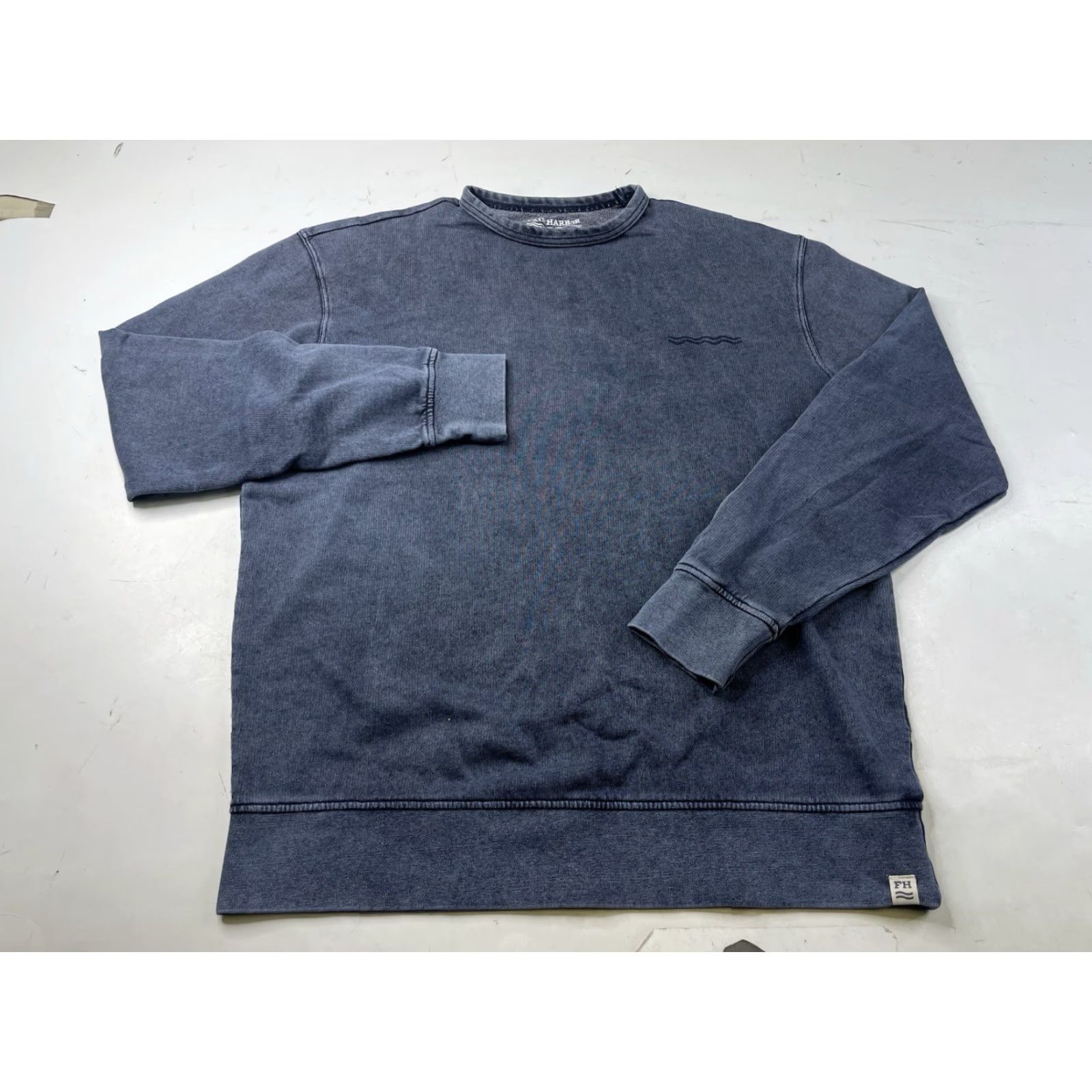 Vintage Fair Harbor Sweatshirt Crew Neck Indigo Blue Mens Small Pullover Knit Breathable Logo Vintage No Size US S / EU 44-46 / 1 - 2 Thumbnail