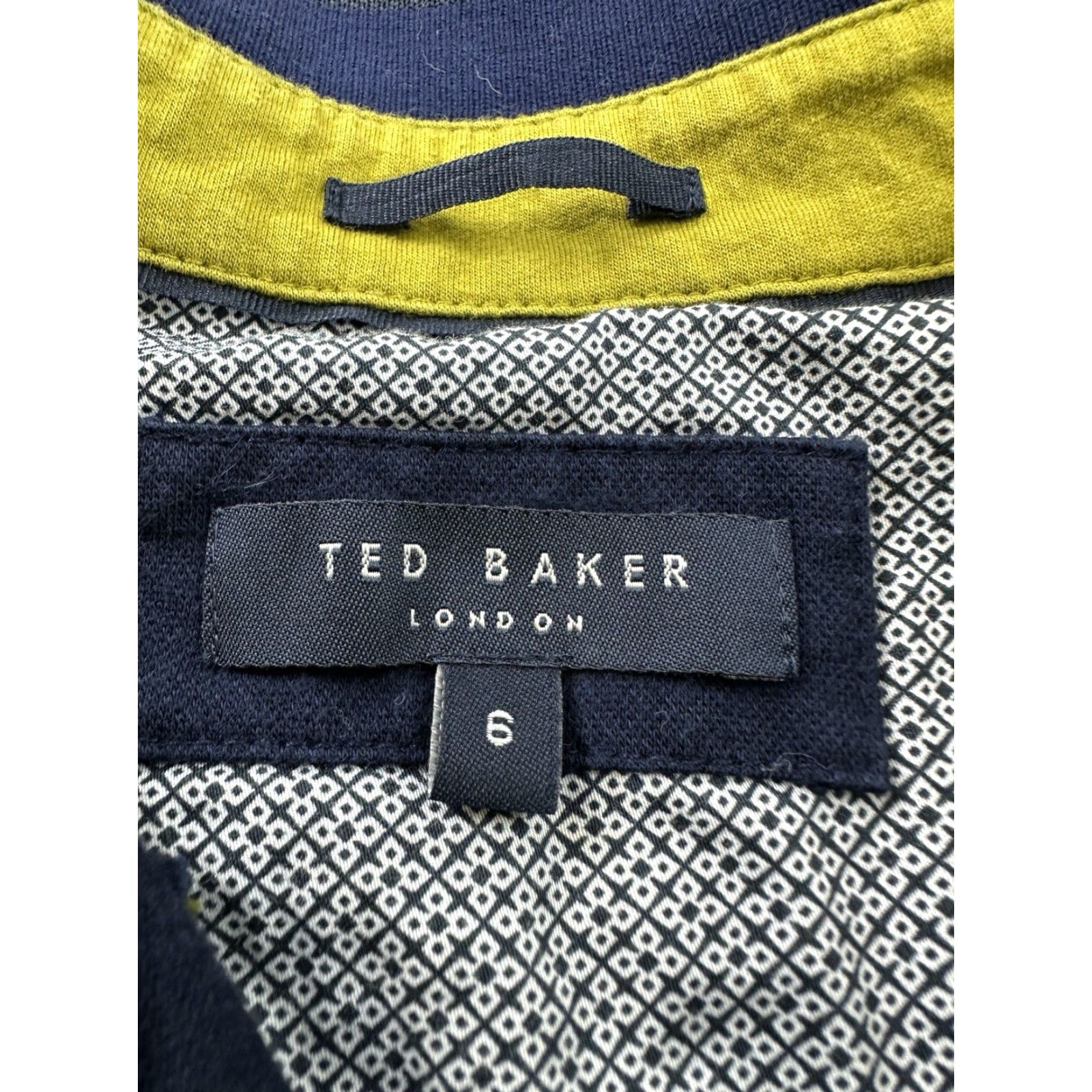 Ted Baker TED BAKER Polo Shirt Mens 2XL Slim Fit Long Sleeve Blue London Shirt Size US S / EU 44-46 / 1 - 5 Thumbnail