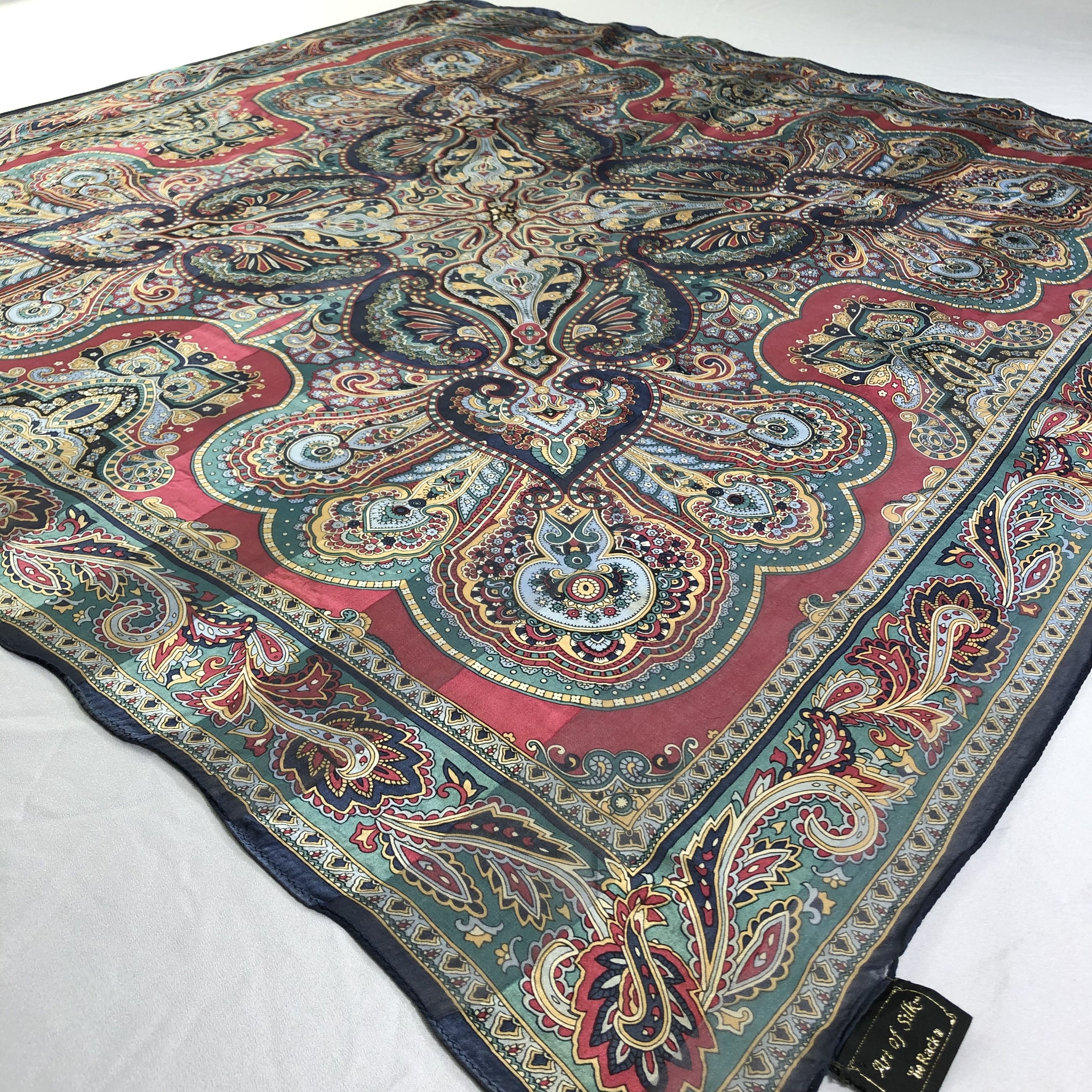 Vintage Vintage Silk Scarf Size ONE SIZE - 3 Thumbnail