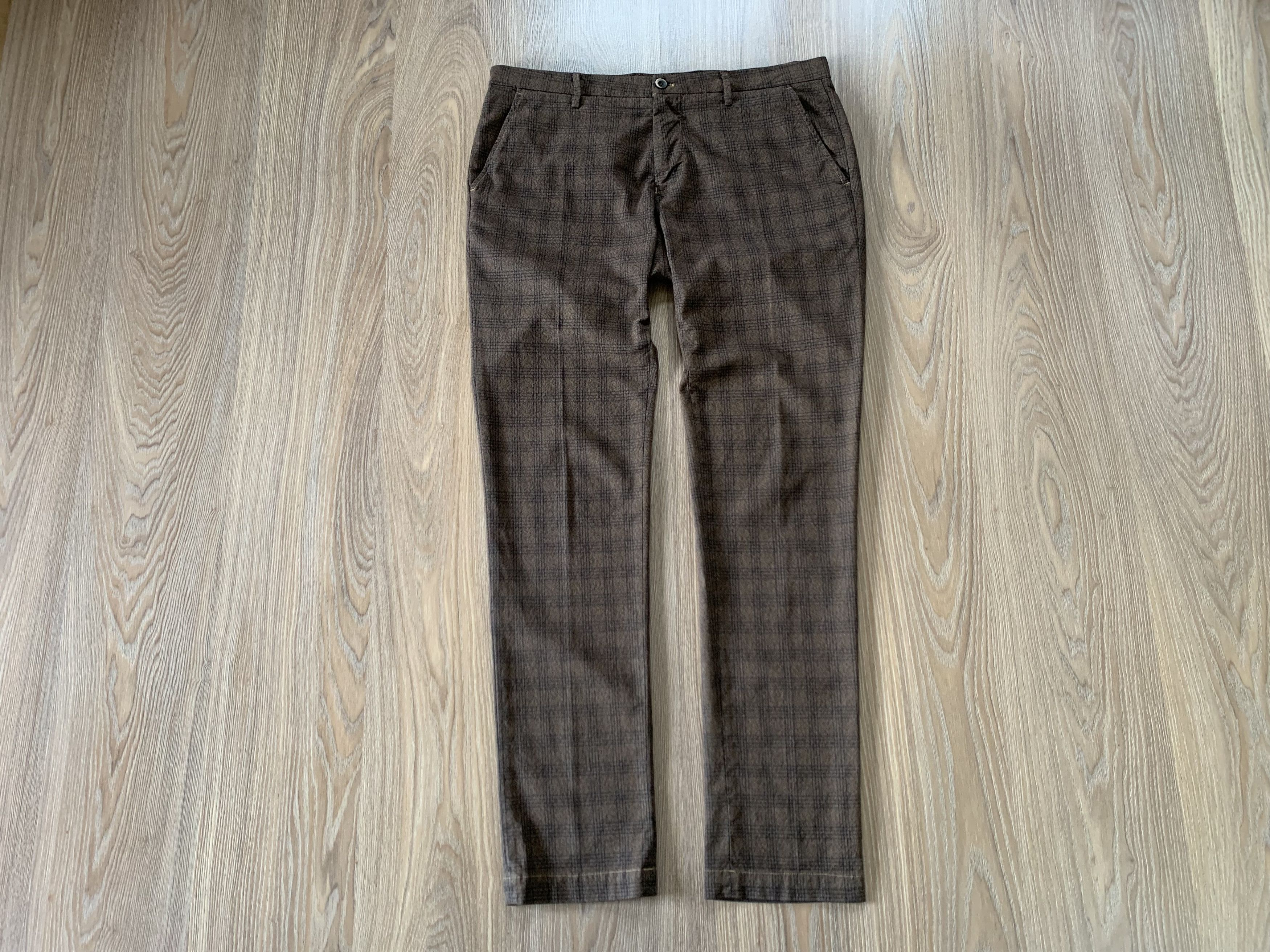 Mason's Masons Milano Style Cotton Plaid Pants Size US 36 / EU 52 - 14 Thumbnail