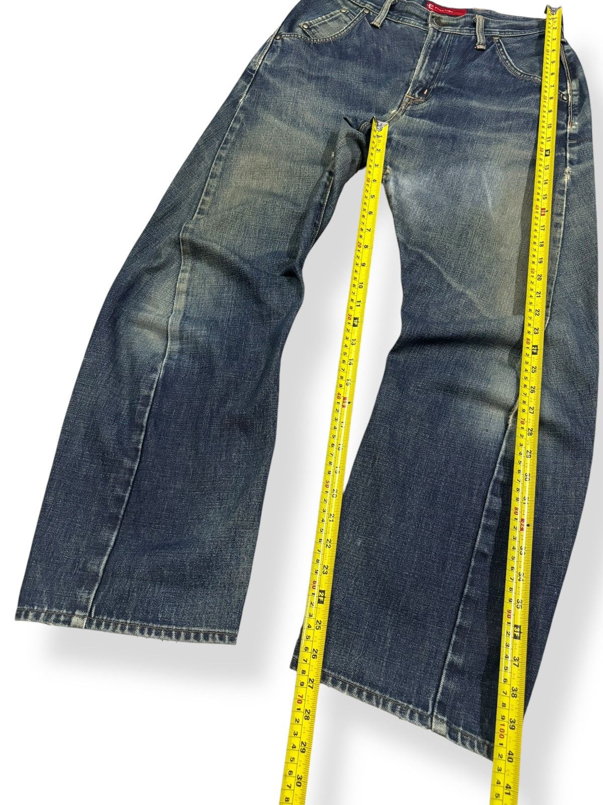Vintage Edwin E Function Mud Wash Loose Twisted Leg Jeans