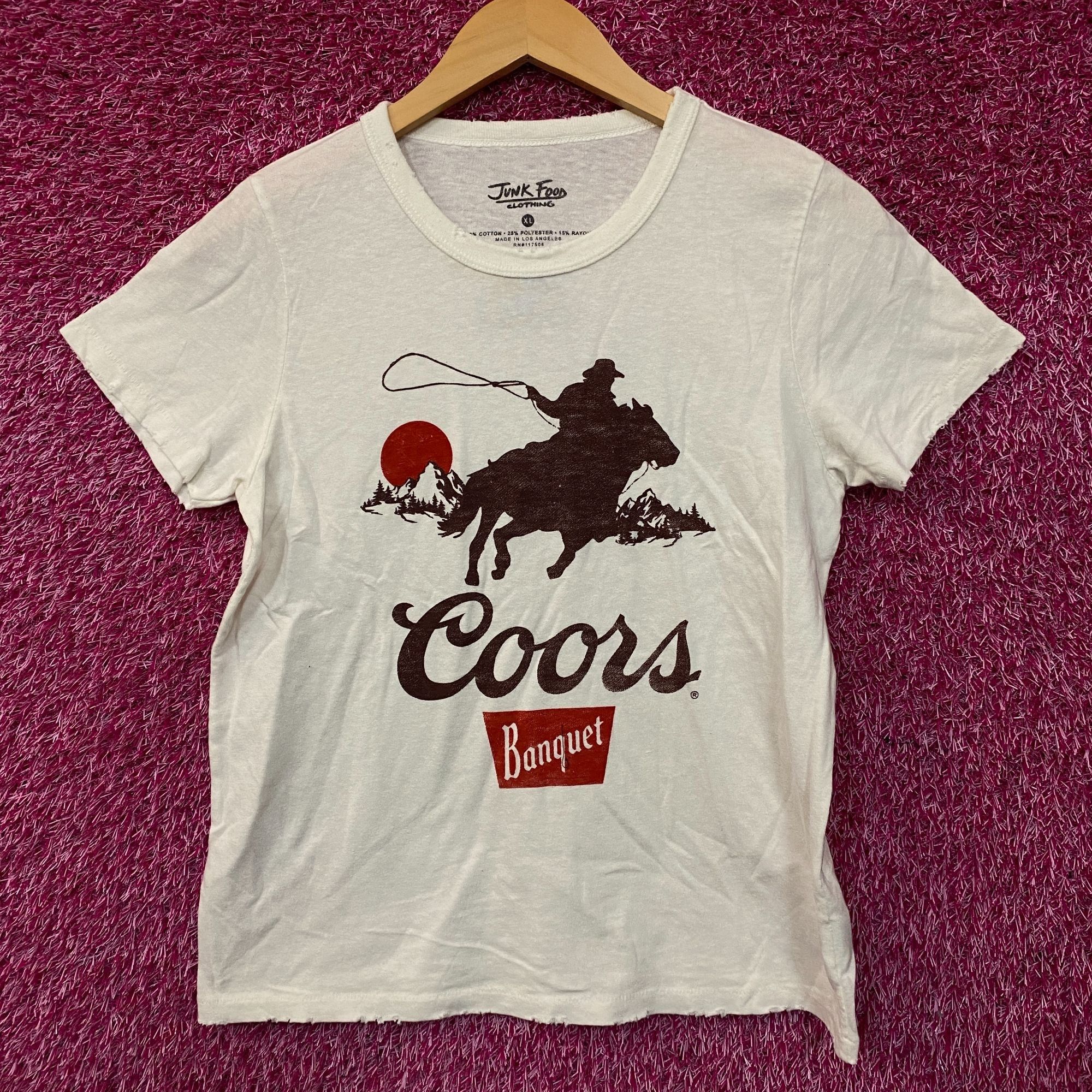Junk Food Junk Food Clothing Coors Banquet Cowboy Vintage Style Graphi Size XL / US 12-14 / IT 48-50 - 1 Thumbnail