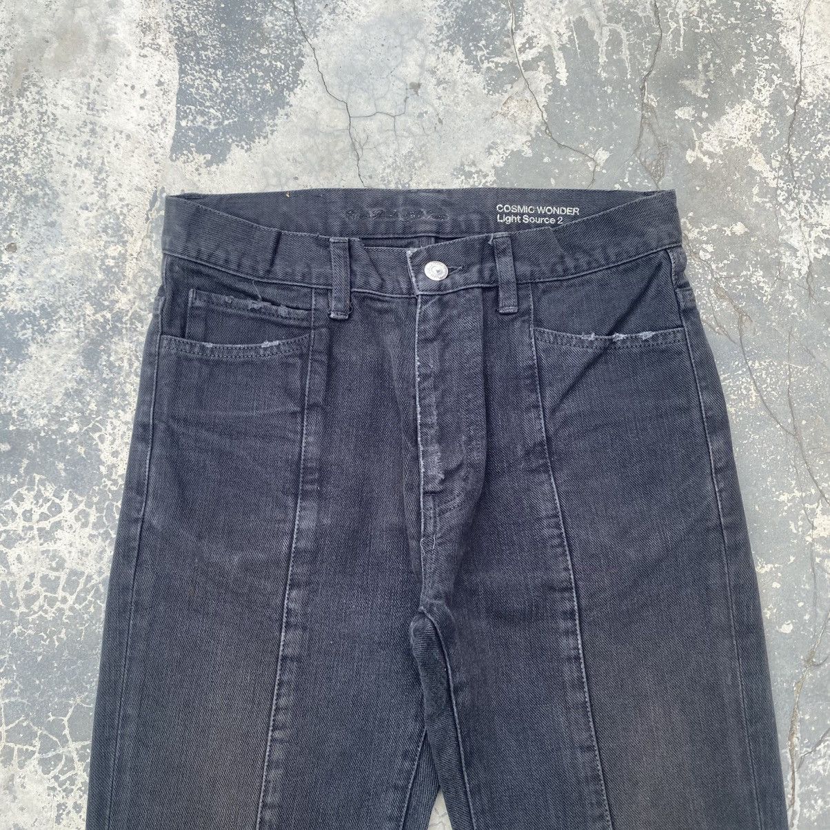 Cosmic Wonder COSMIC WONDER LIGHT SOURCE 2 Faded Black Jeans Size US 28 / EU 44 - 3 Thumbnail