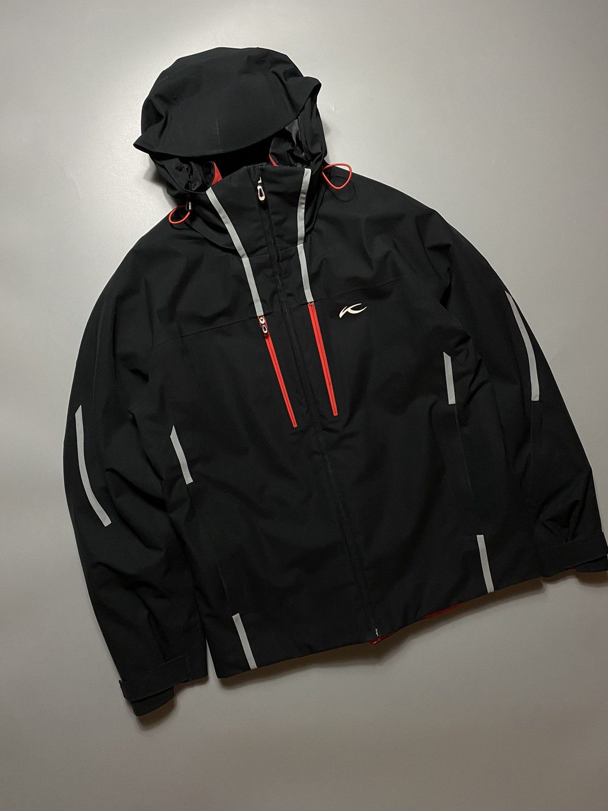 image of Kjus Premium Ski Jacket in Black, Men's (Size Large)