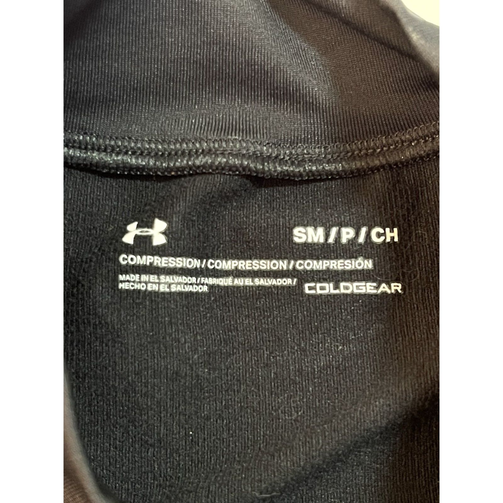 Under Armour Under Armour Mens Coldgear Fitted Mock Athletic Shirt Performance Sports Black S Size US S / EU 44-46 / 1 - 3 Thumbnail