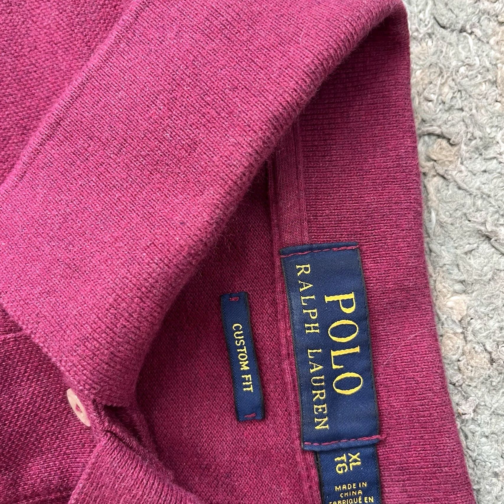 Ralph Lauren Ralph Lauren Polo Shirt Polo Solid Short Sleeve XL/TG Pink 100% Cotton Logo Regular Big & Tall Men Polo Size US XL / EU 56 / 4 - 3 Thumbnail