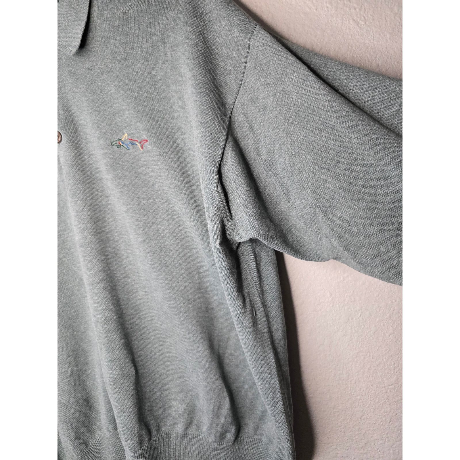 Greg Norman Greg Norman Sweatshirt Golf Polo XL Gray Long Sleeve Sweater Size US XL / EU 56 / 4 - 4 Thumbnail