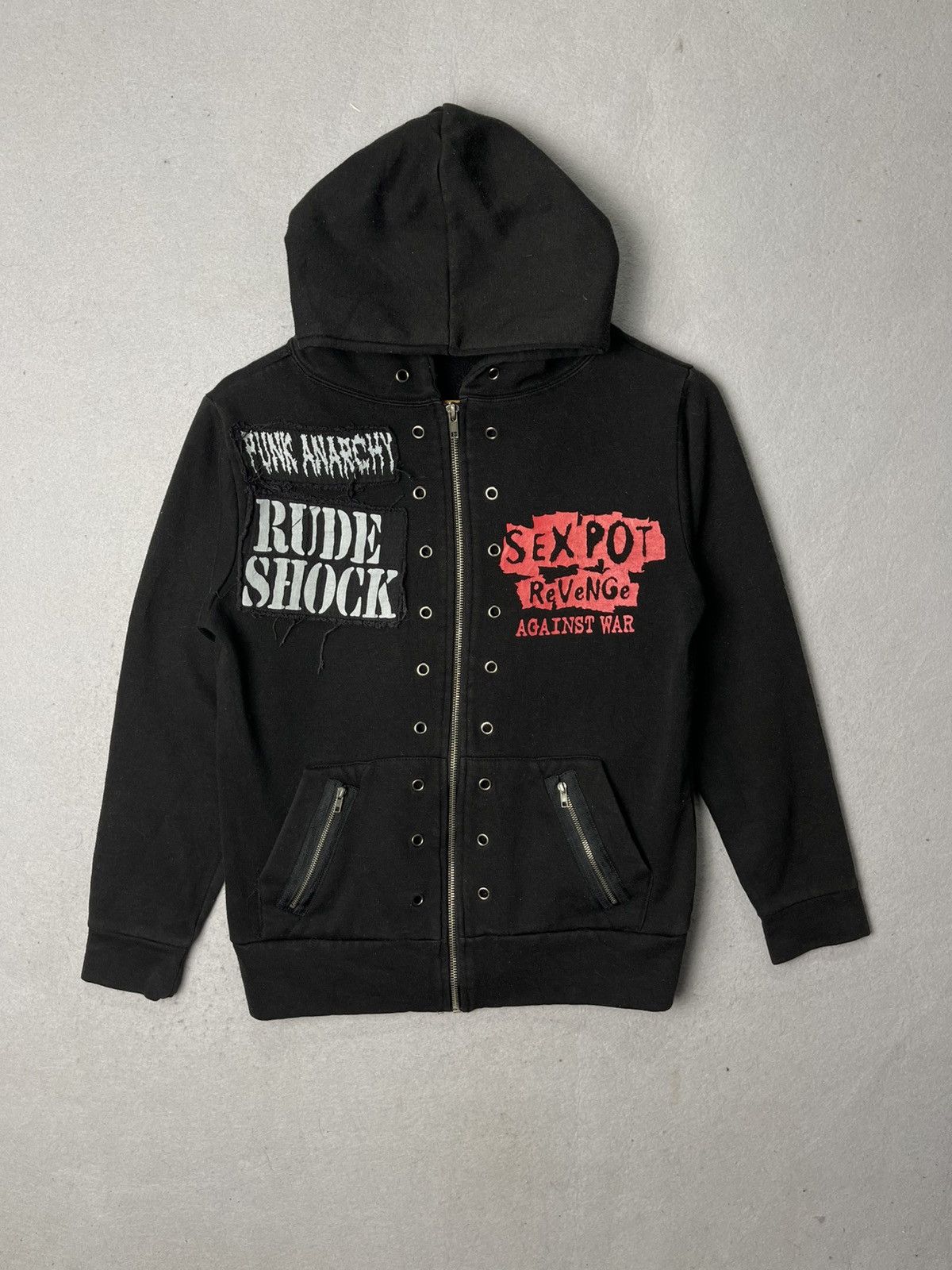 Sex Pot ReVeNGe Vintage Sex Pot Revenge Punk Graphic Zip Hoodie Size US M / EU 48-50 / 2 - 1 Thumbnail