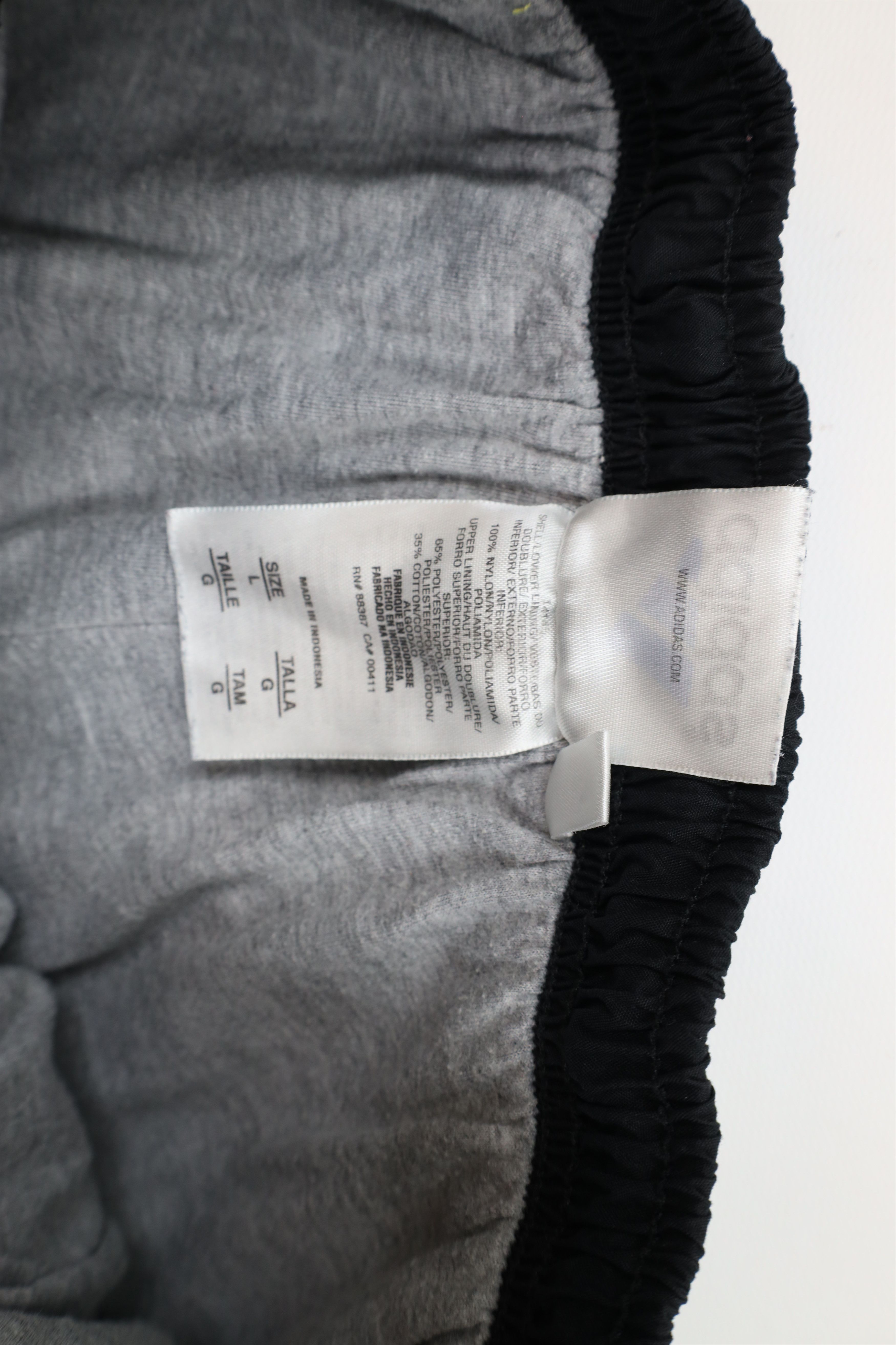 Adidas × Vintage Vintage Y2K 2001 Adidas Lined Wide Leg Windbreaker Pants Size US 36 / EU 52 - 8 Thumbnail