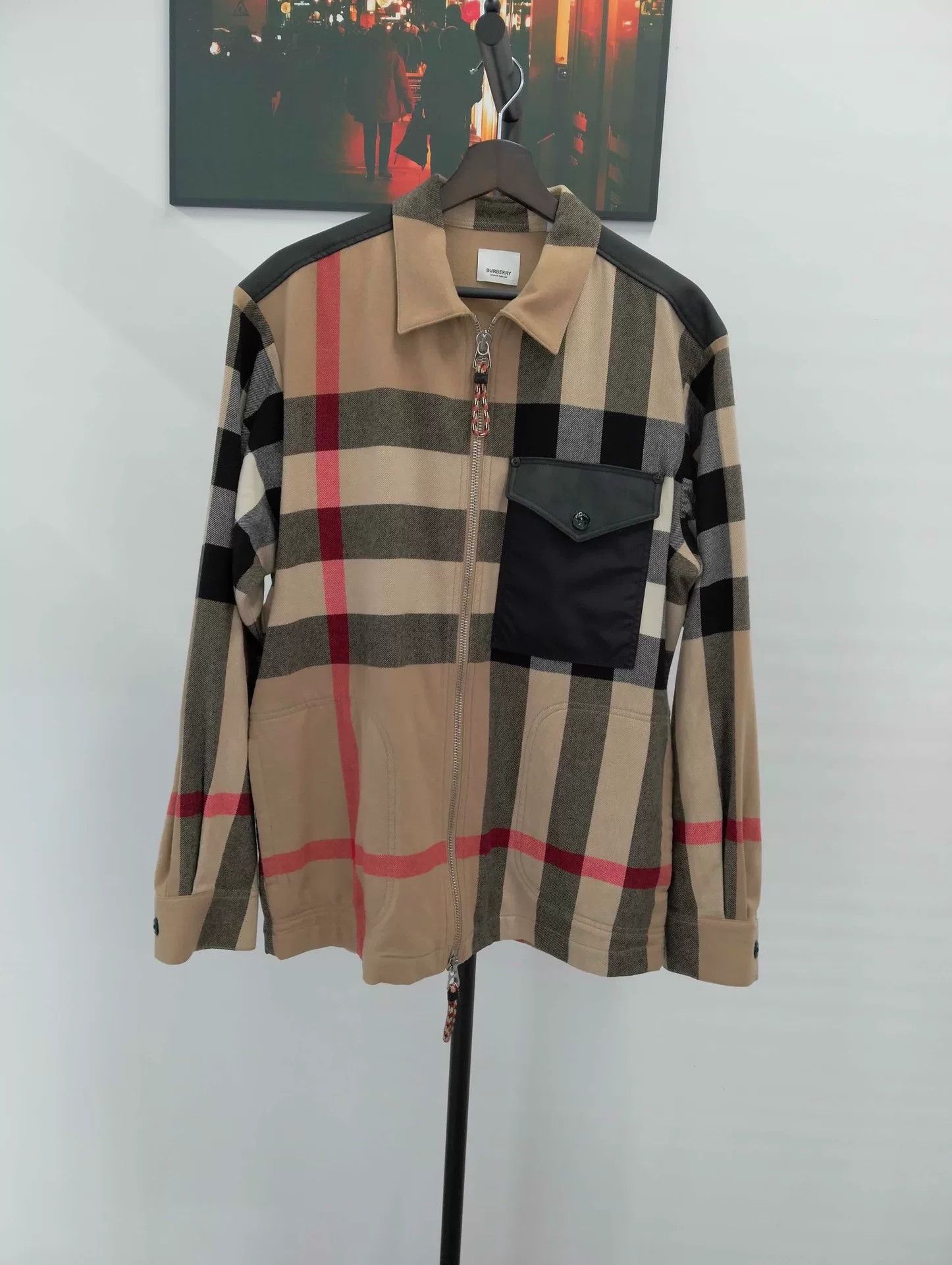 Burberry Burberry Check Panel Shirt Jacket S Size US S / EU 44-46 / 1 - 1 Thumbnail