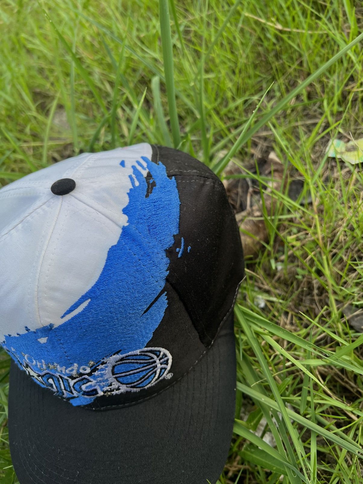 Logo 7 VINTAGE Orlando Magic Splash LOGO 7 Snapback Basketball Size ONE SIZE - 4 Thumbnail