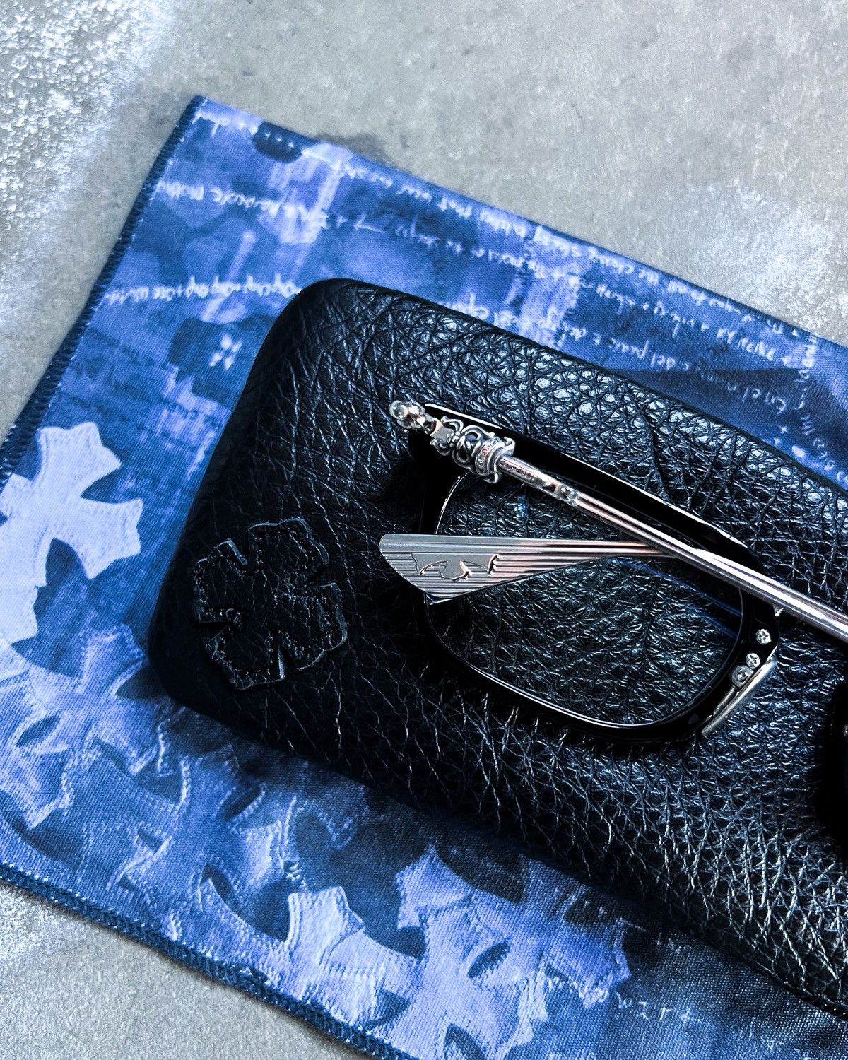 Chrome Hearts ‘SNAT’ SILVER DAGGER GLASSES Size ONE SIZE - 2 Thumbnail
