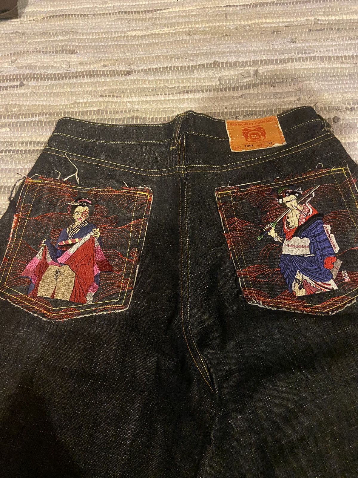 RMC Jeans Red monkey denim Japanese denim Size US 34 / EU 50 - 3 Thumbnail