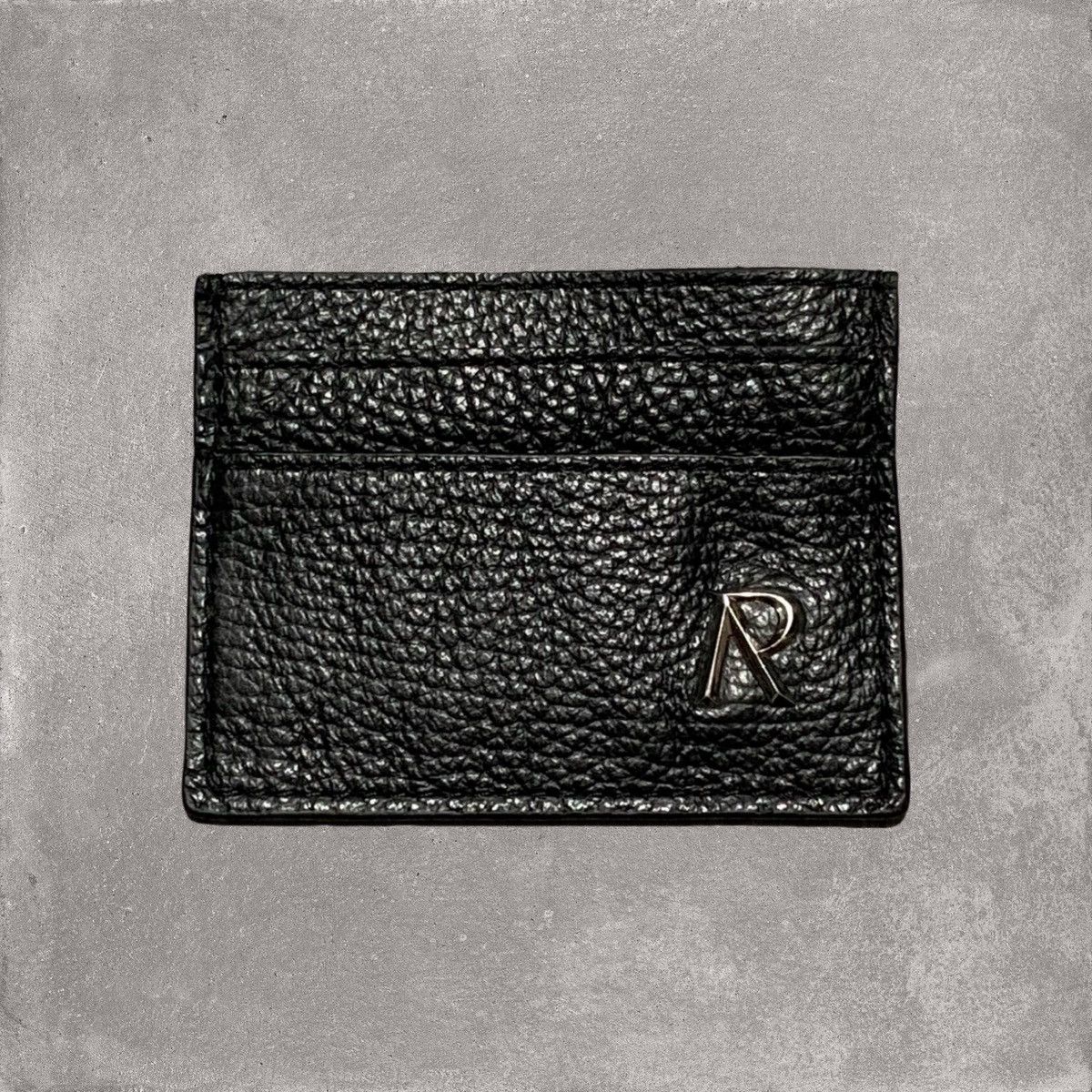 Represent Clo. Represent Cardholder Initial Black Leather Size ONE SIZE - 1 Thumbnail
