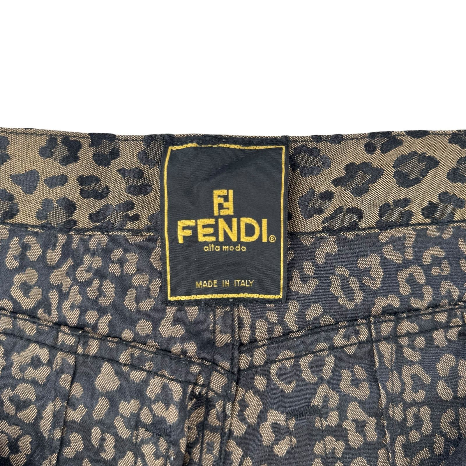 Fendi Fendi Vintage Leopard Print Pant Size 29" - 6 Thumbnail