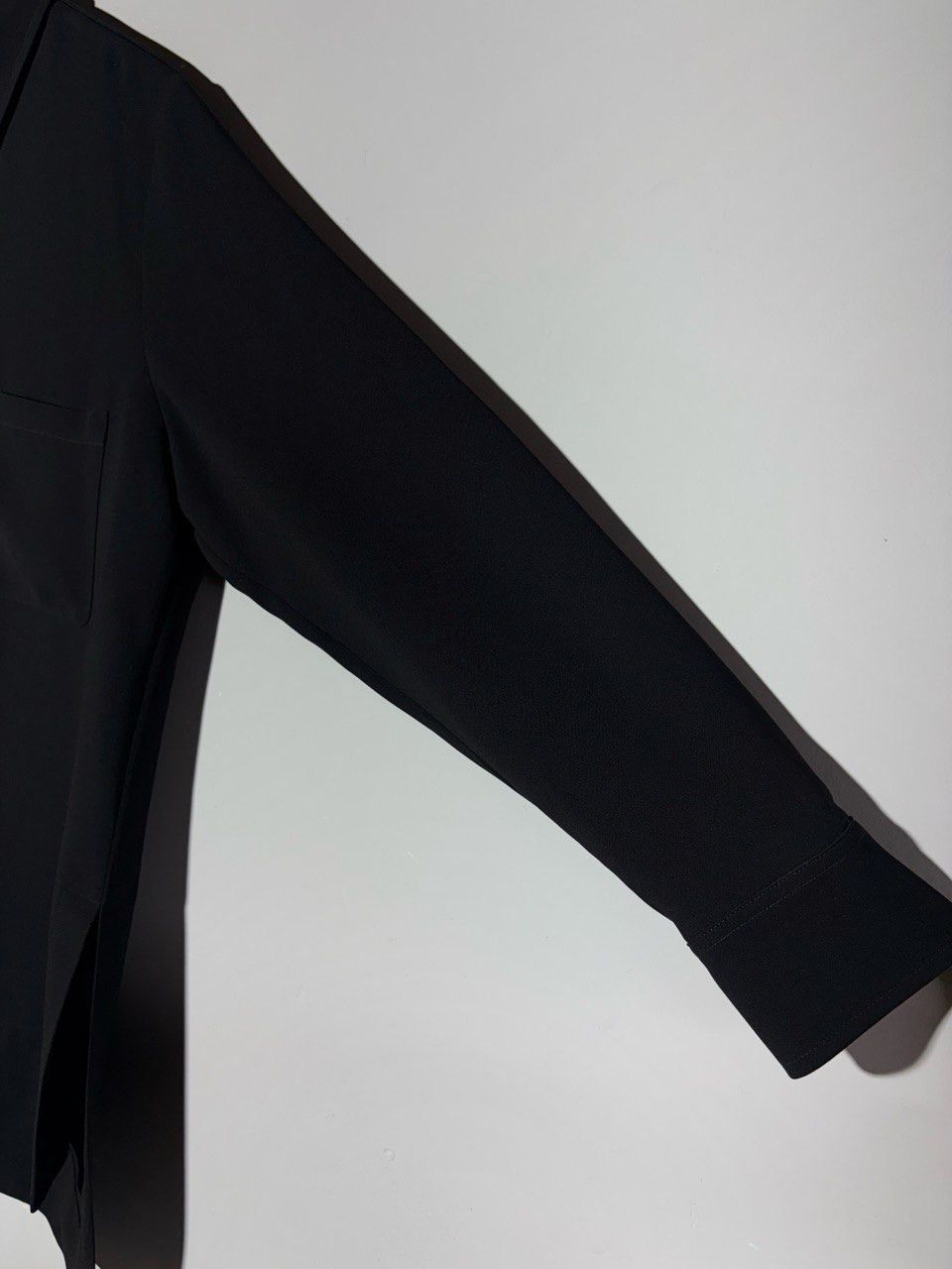 Marina Rinaldi Marina Rinaldi Triacetate Cady Tunic Shirt Black 350$ RRP Size XL / US 12-14 / IT 48-50 - 12 Thumbnail