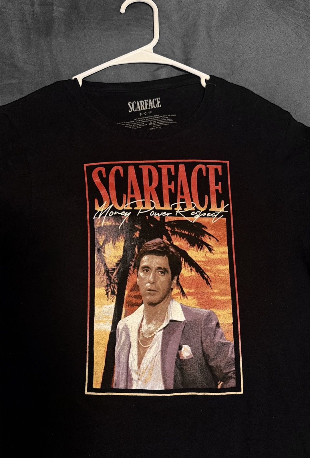 Other Scarface “Money Power Respect” T-Shirt – Streetwear Tee Size US S / EU 44-46 / 1 - 2 Thumbnail