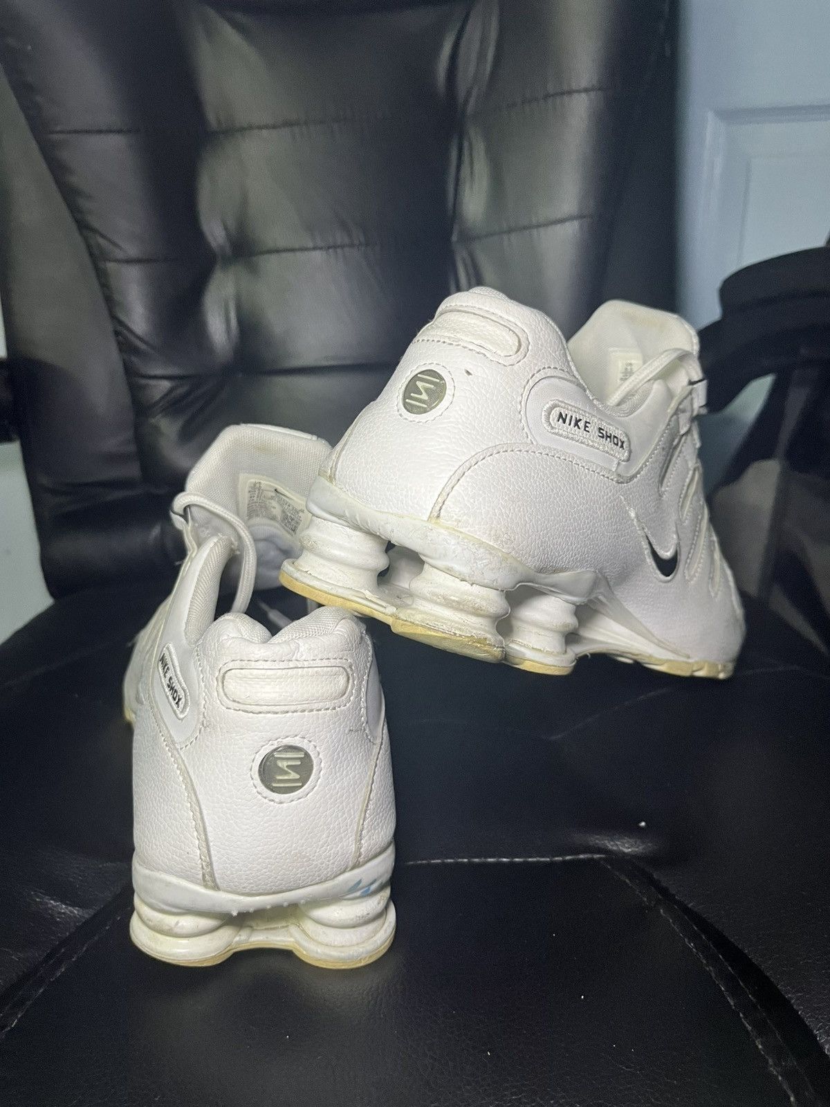 Nike Nike Shox NZ Leather Shoes Mens Size 8.5 White Size US 8.5 / EU 41-42 - 7 Thumbnail