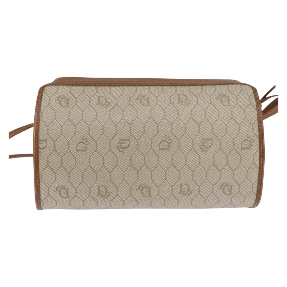 Dior DIOR Honeycomb Canvas Shoulder Bag Pvc Beige Gold Size ONE SIZE - 3 Thumbnail