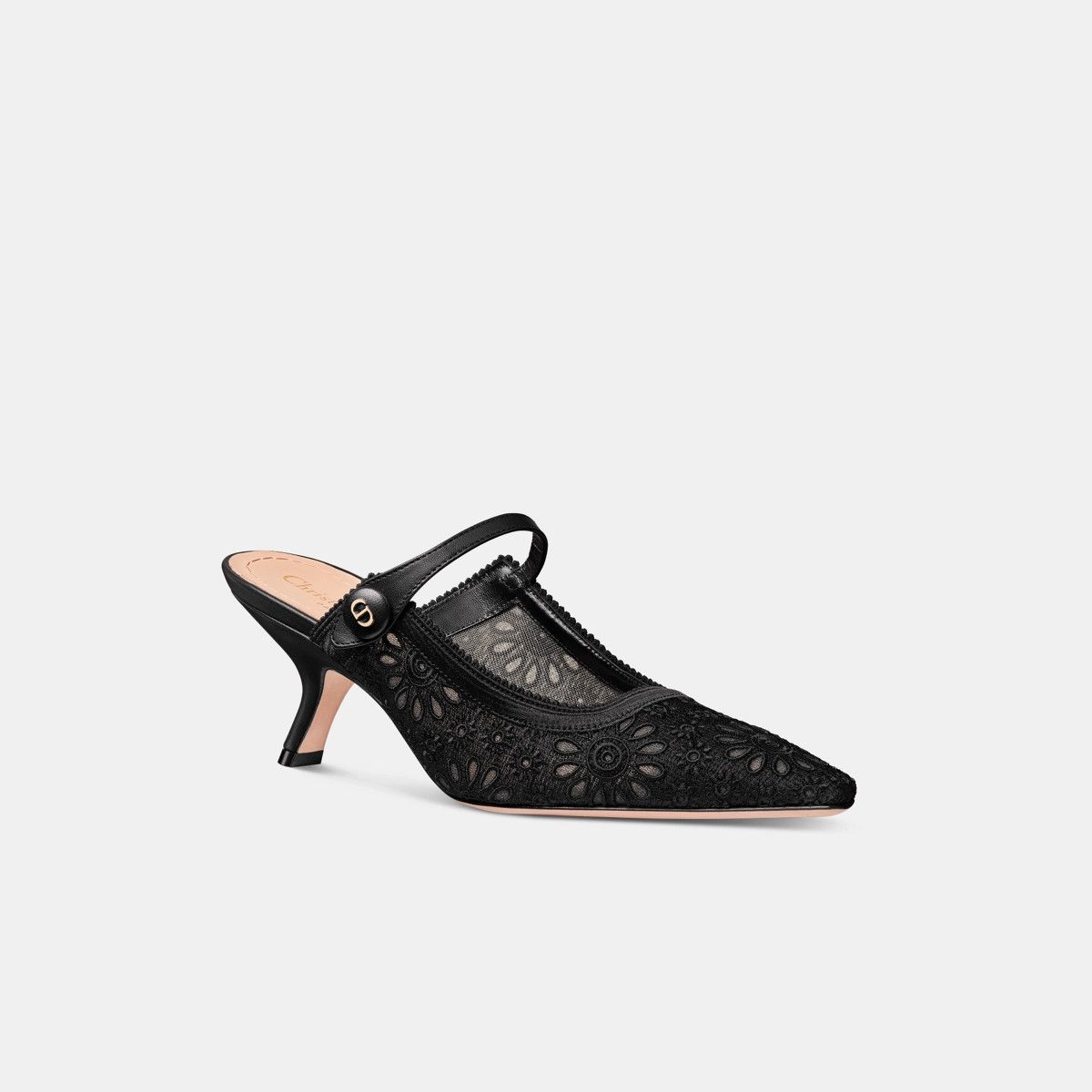 Dior o1w1db11024 Dior Capture Heeled Mule in Black Size US 9 / IT 39 - 2 Thumbnail