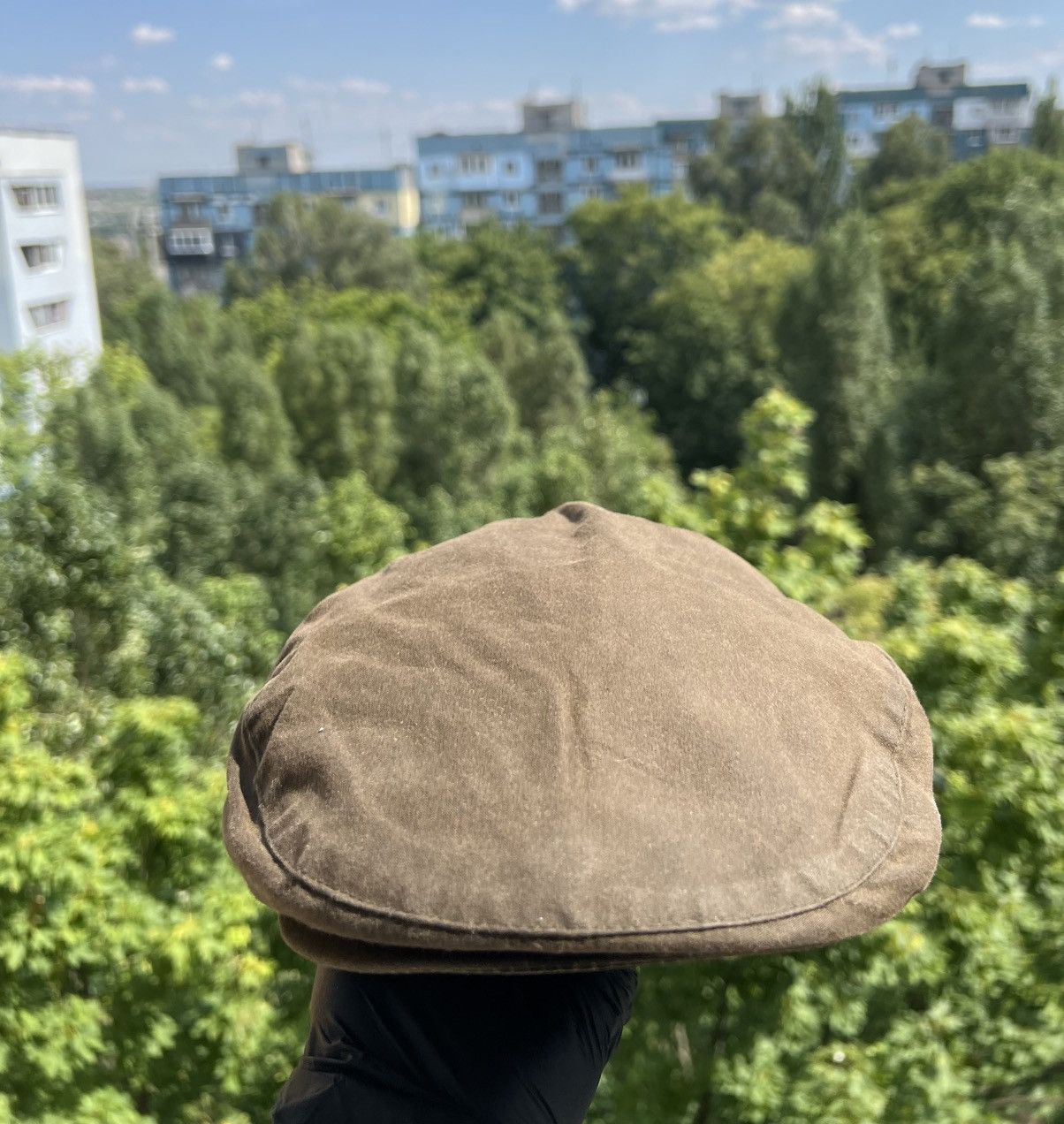 Barbour Vintage Barbour Waxed Newsboy Cap Hats Size ONE SIZE - 2 Thumbnail