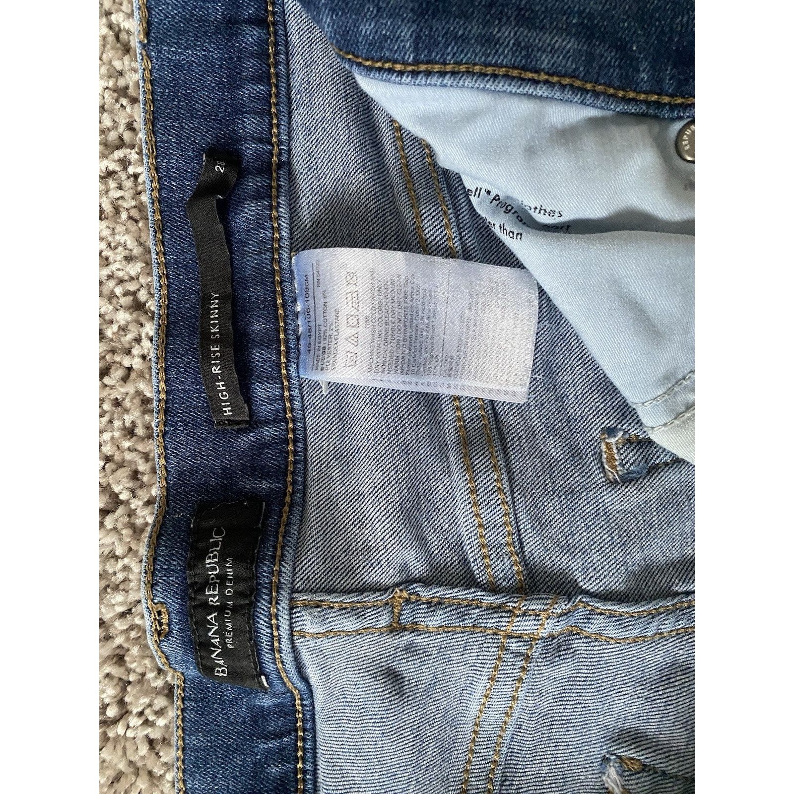 Banana Republic Banana Republic Stretch Jeans Sz 8/28 High Rise Zip Size 28" / US 6 / IT 42 - 3 Thumbnail