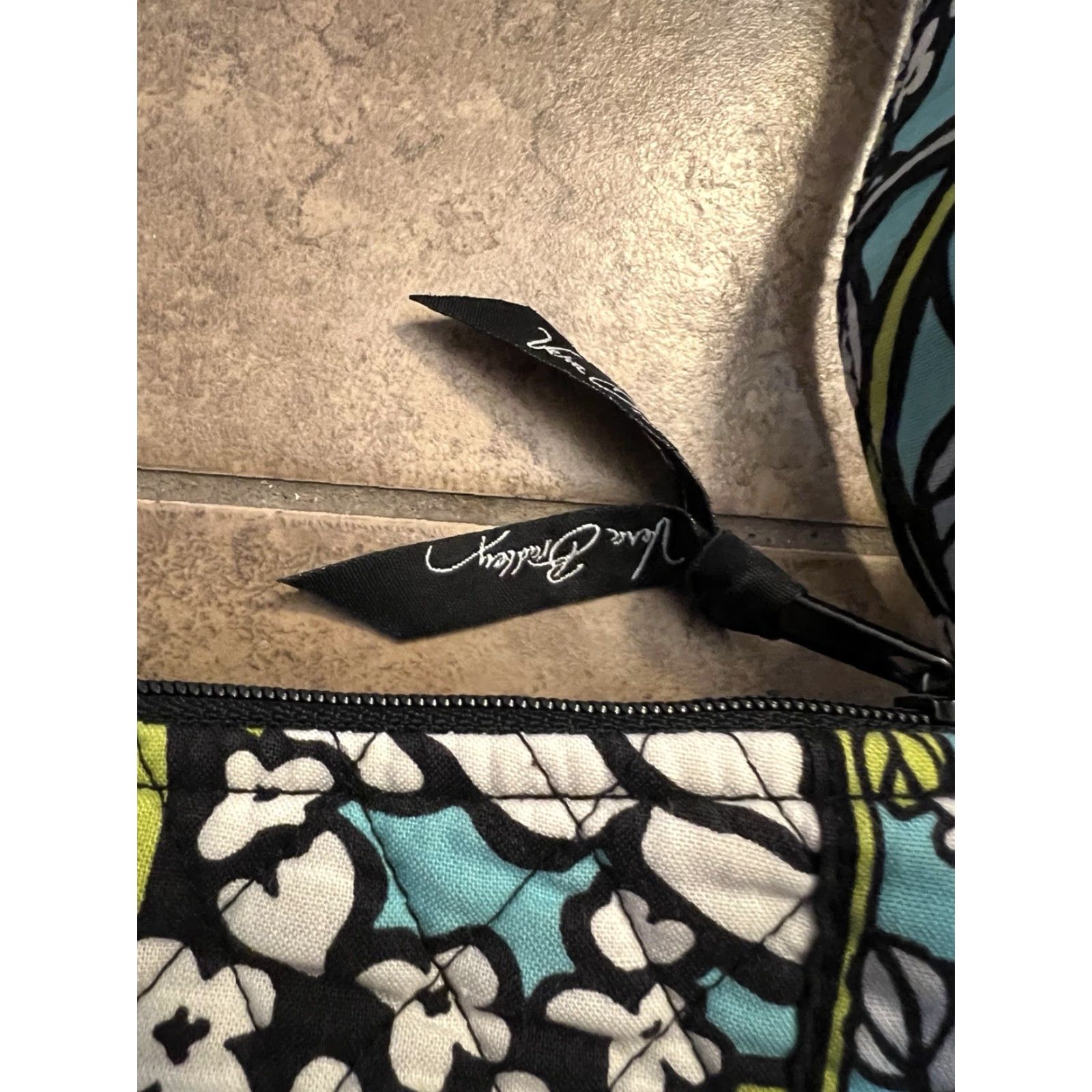 Vera Bradley VINTAGE Vera Bradley Crossbody Bag Women Medium Floral Bohemian 2000s Green Blue Purse Size ONE SIZE - 2 Thumbnail