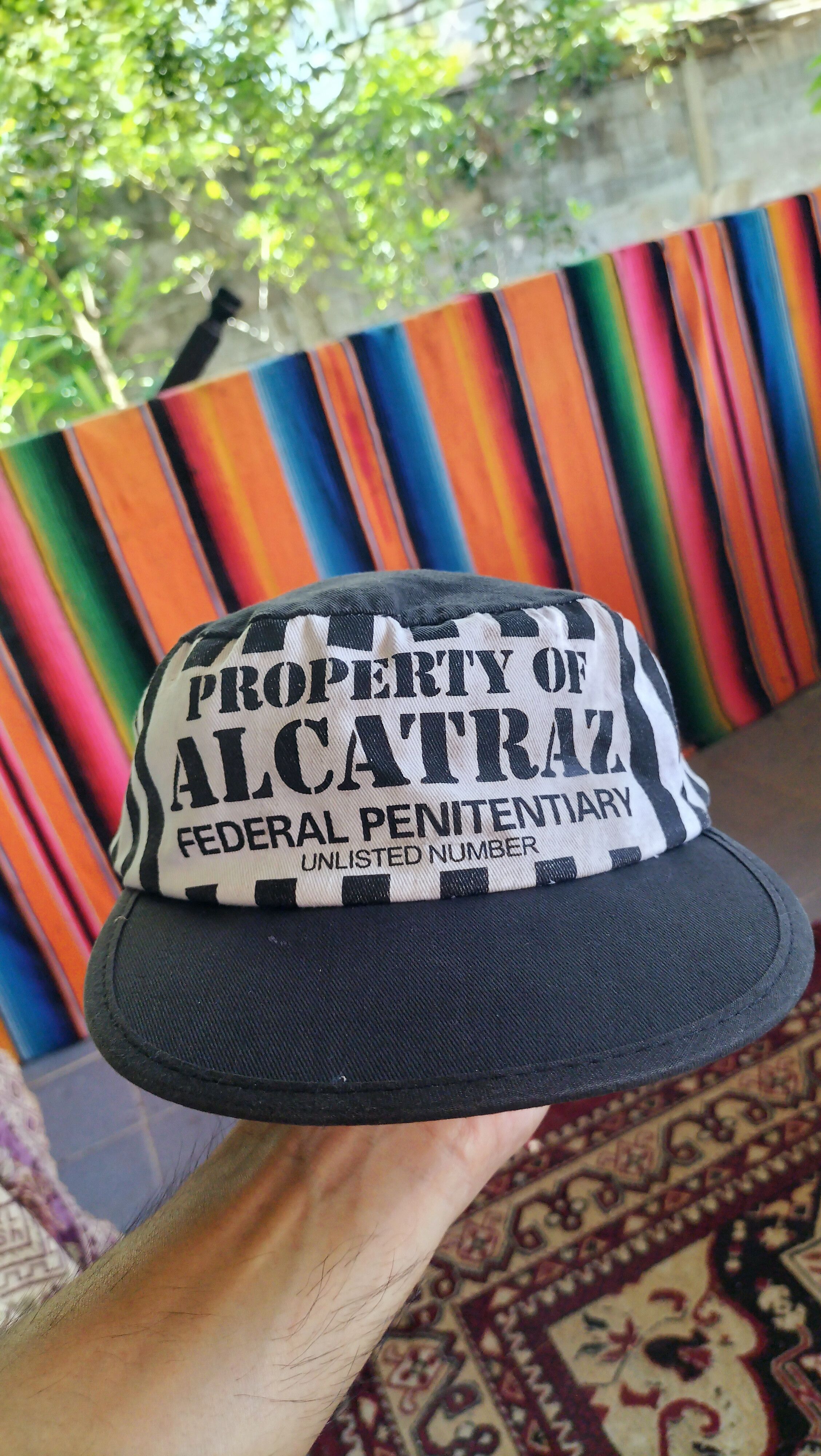 Vintage 80s Alcatraz Federal Penetration Cotton canvas Size ONE SIZE - 1 Thumbnail