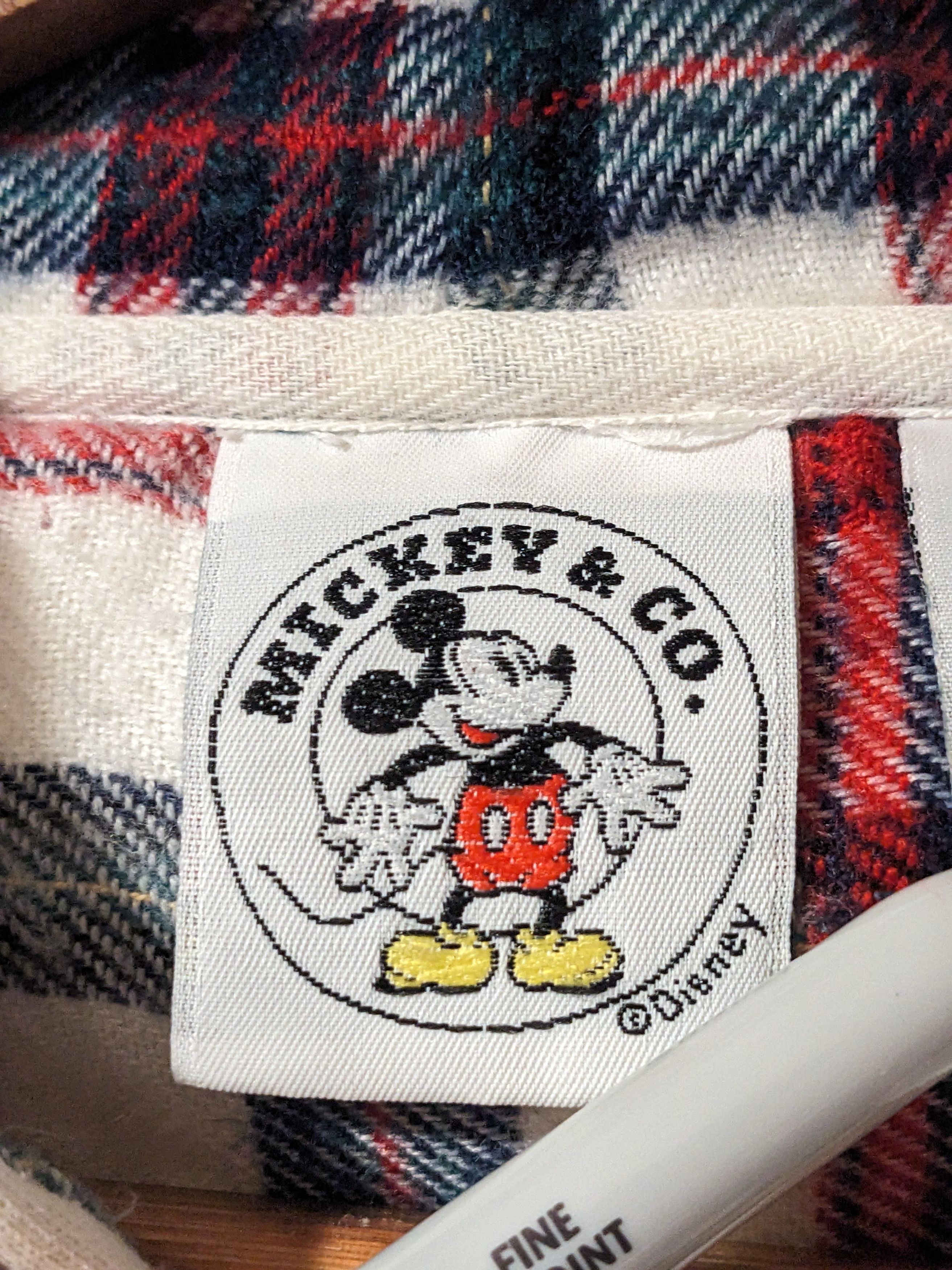 Disney × Vintage Vintage 90s Mickey Mouse Co White Blue X-Large Hoodie Size US XL / EU 56 / 4 - 4 Thumbnail
