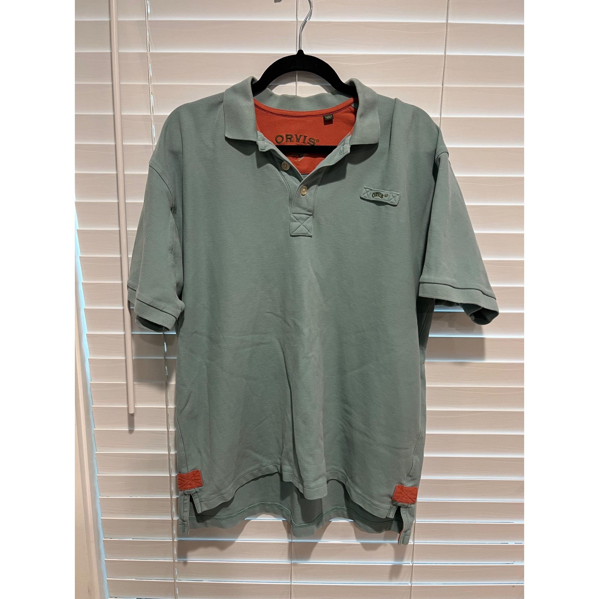 Orvis Orvis Mint Green Polo Shirt - Size L Size US L / EU 52-54 / 3 - 1 Thumbnail