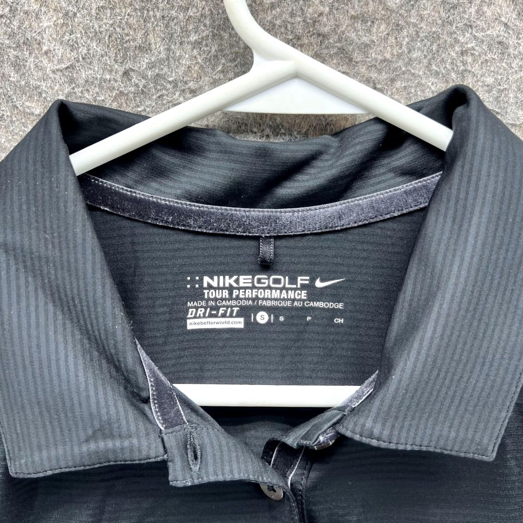 Nike Nike Golf Dri-FIT Polo Shirt Womens Small Black Long Sleeve Tour Performance Size S / US 4 / IT 40 - 2 Thumbnail