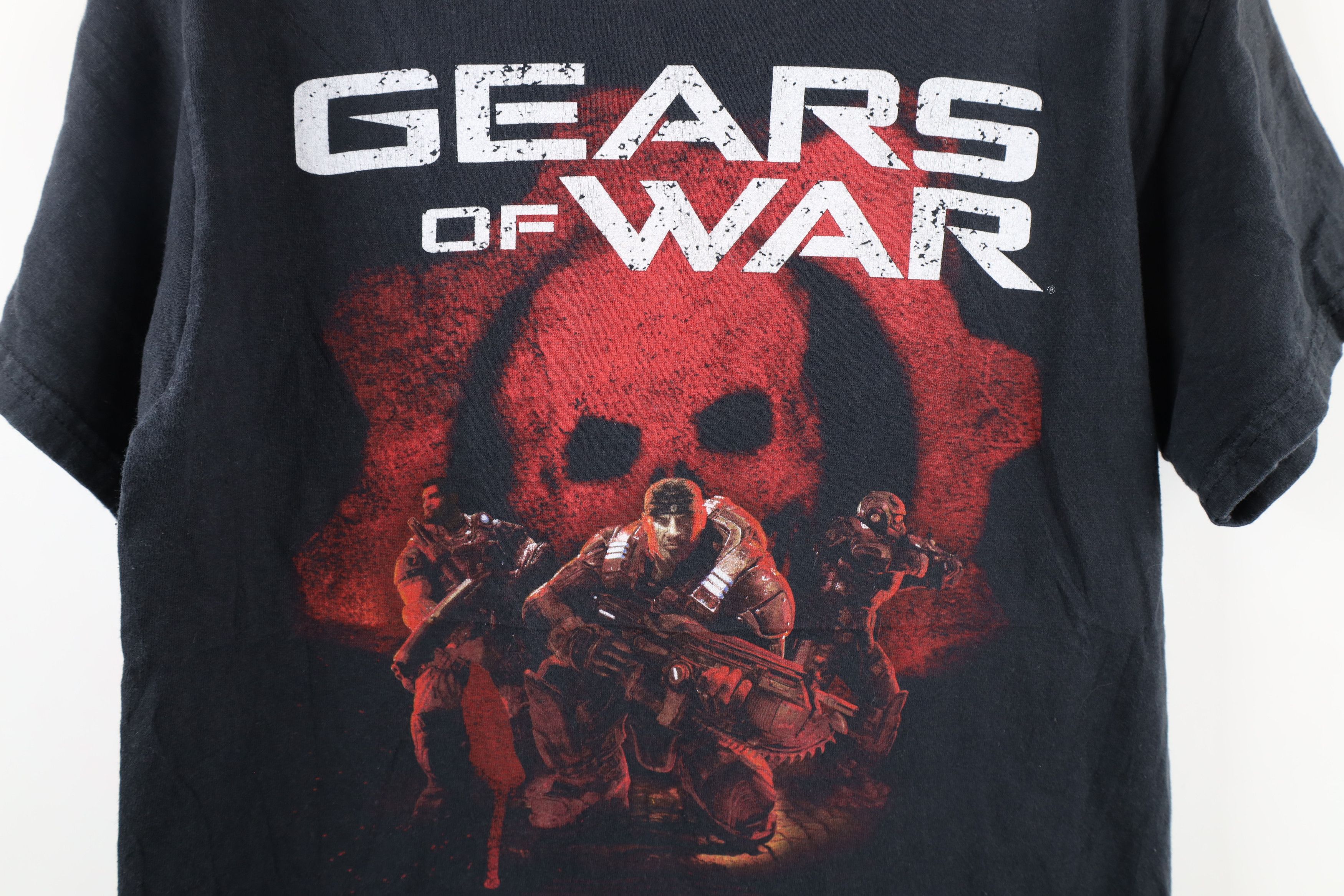 Vintage Vintage Y2K 2009 Spell Out Gears of War Video Game T-Shirt Size US S / EU 44-46 / 1 - 4 Thumbnail