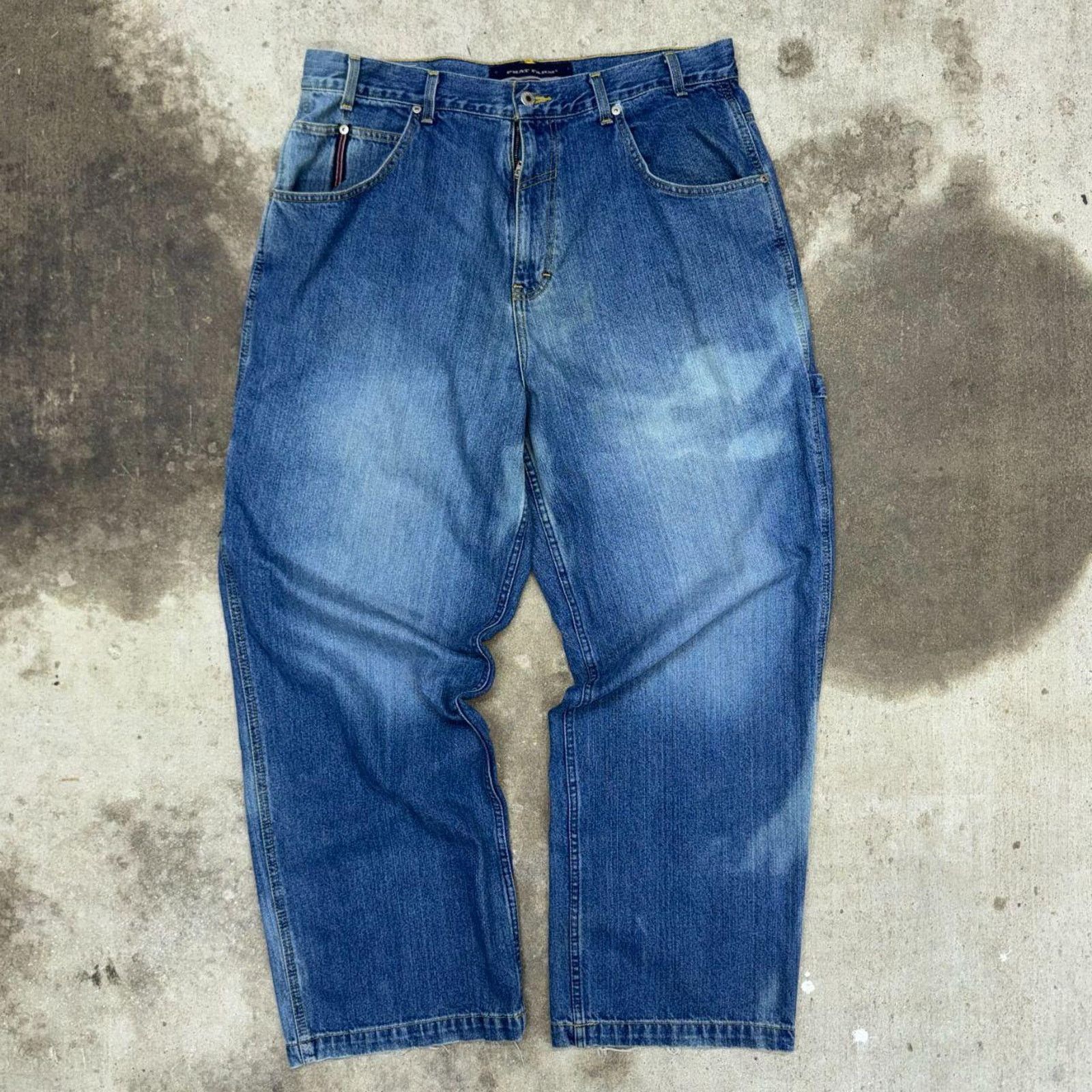 Phat Farm Vintage y2k phat farm carpenter hip hop 2000s denim jeans Size US 38 / EU 54 - 2 Thumbnail