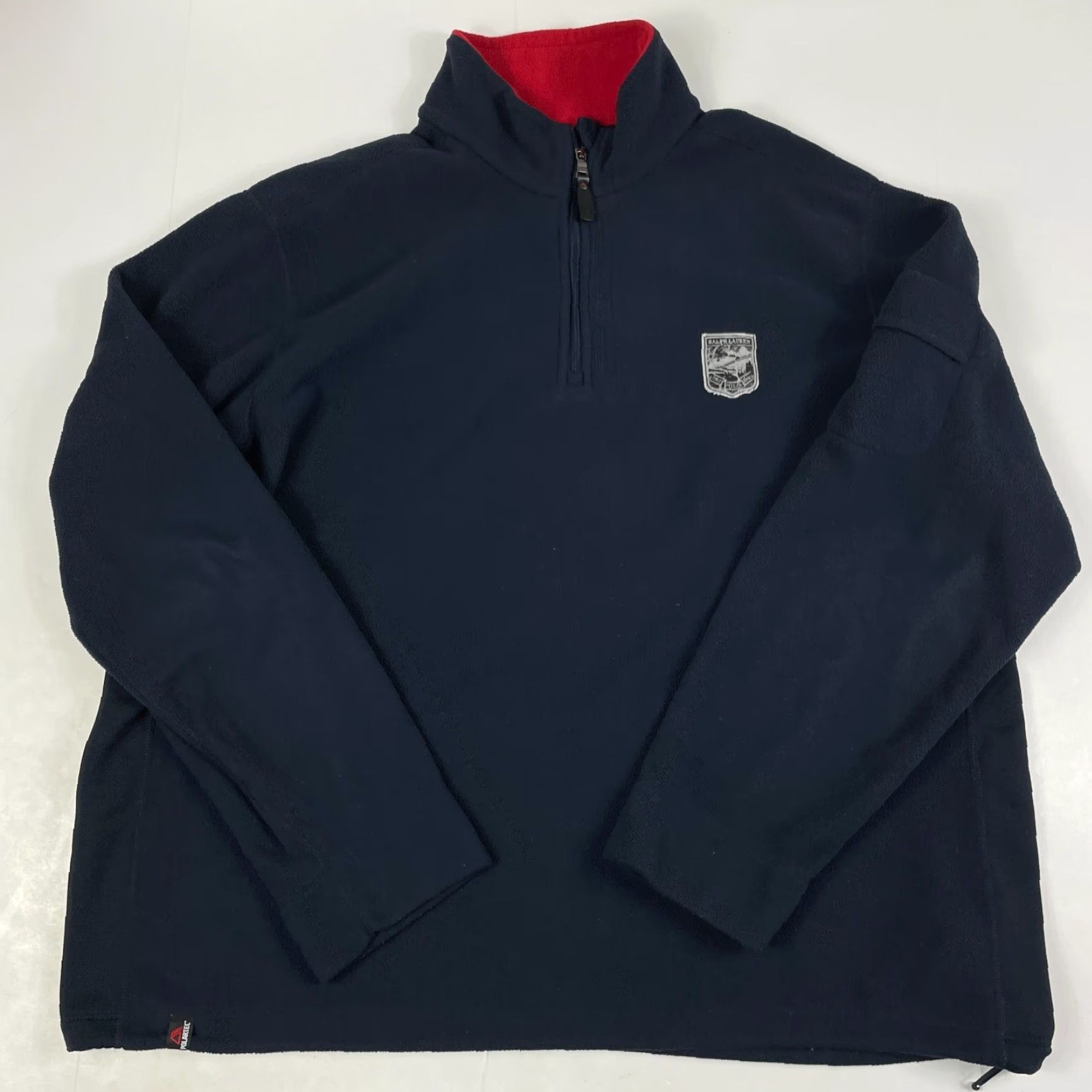 Polo Ralph Lauren VINTAGE Polo Ralph Lauren Sweater Men 2XL Blue 1/4 Zip Fleece Suicides Skier Polo Ralph Lauren Sweater Size US XXL / EU 58 / 5 - 2 Thumbnail