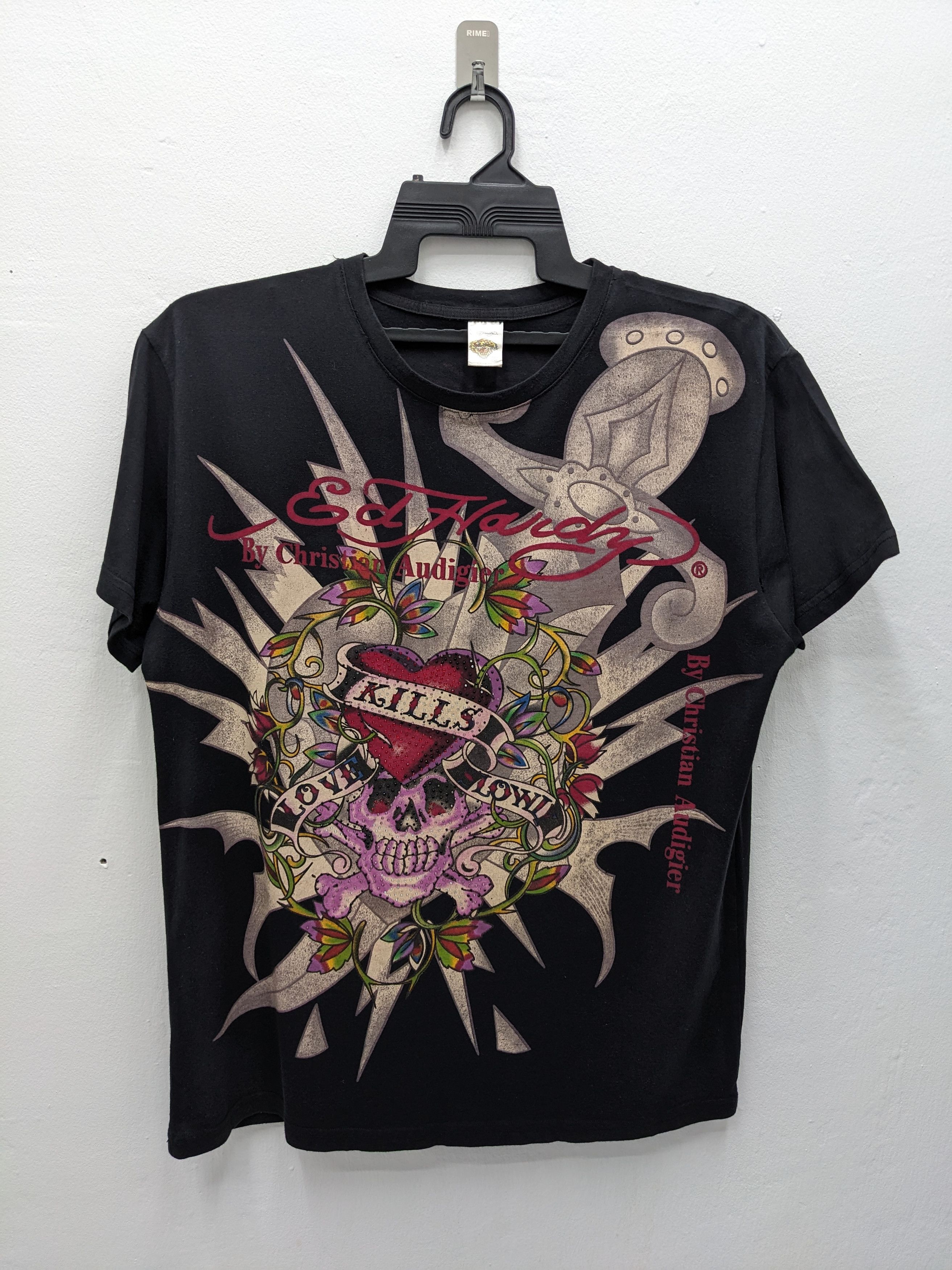Christian Audigier ED HARDY CHRISTIAN AUDIGIER PUSHEAD SKULLS Size US XXL / EU 58 / 5 - 2 Thumbnail