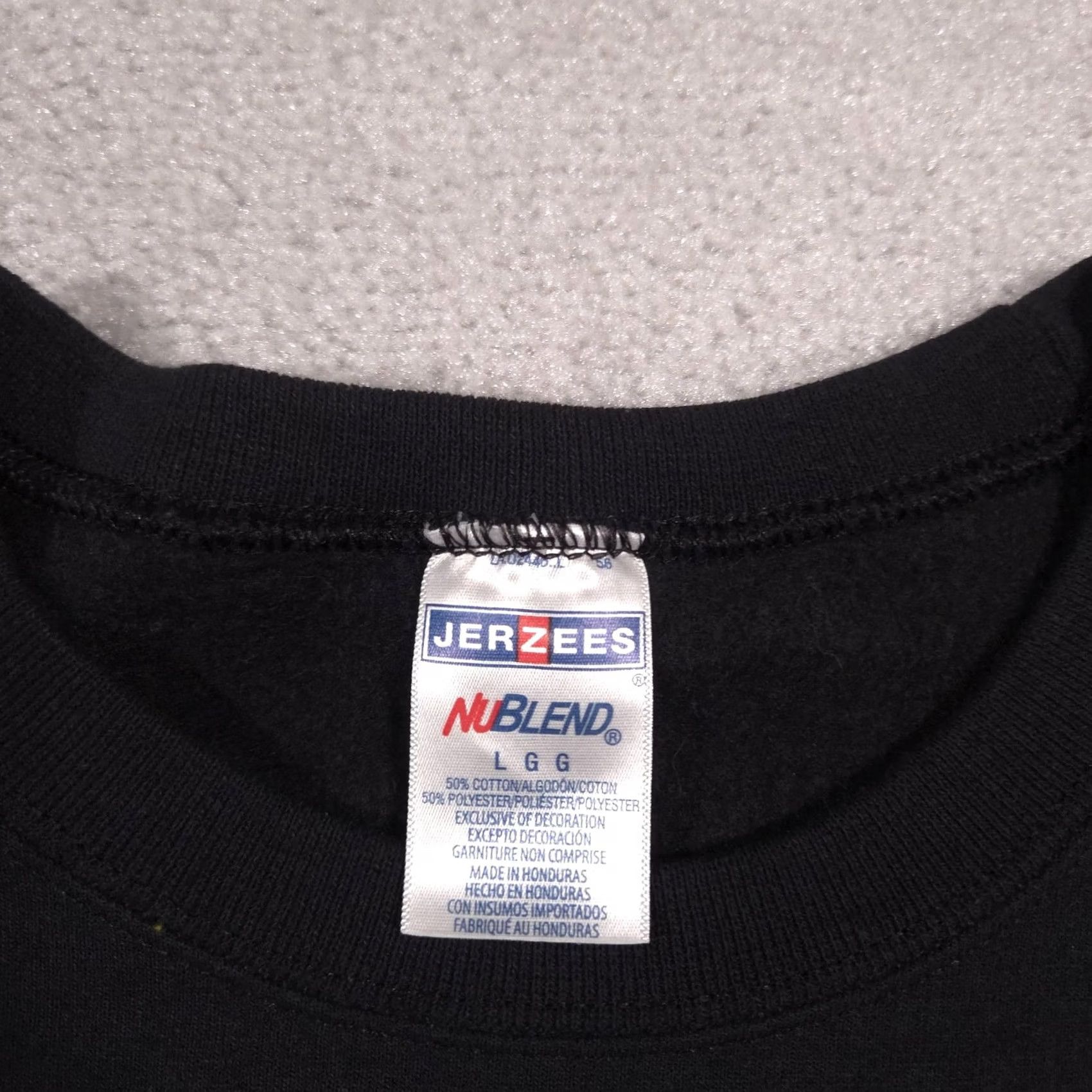Jerzees Jerzees Sweatshirt Mens L Black Santa Claws Cat Christmas Fleece Pullover Size US L / EU 52-54 / 3 - 5 Thumbnail
