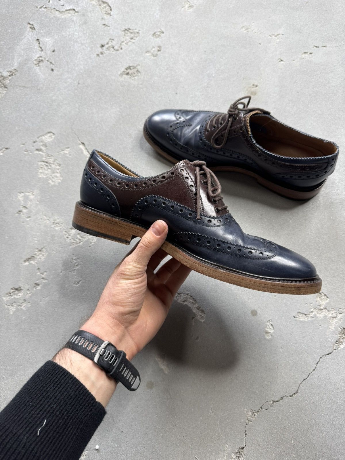 Salvatore Ferragamo Salvatore Ferragamo Strap Oxford Leather Dress Shoes Size US 9 / EU 42 - 3 Thumbnail
