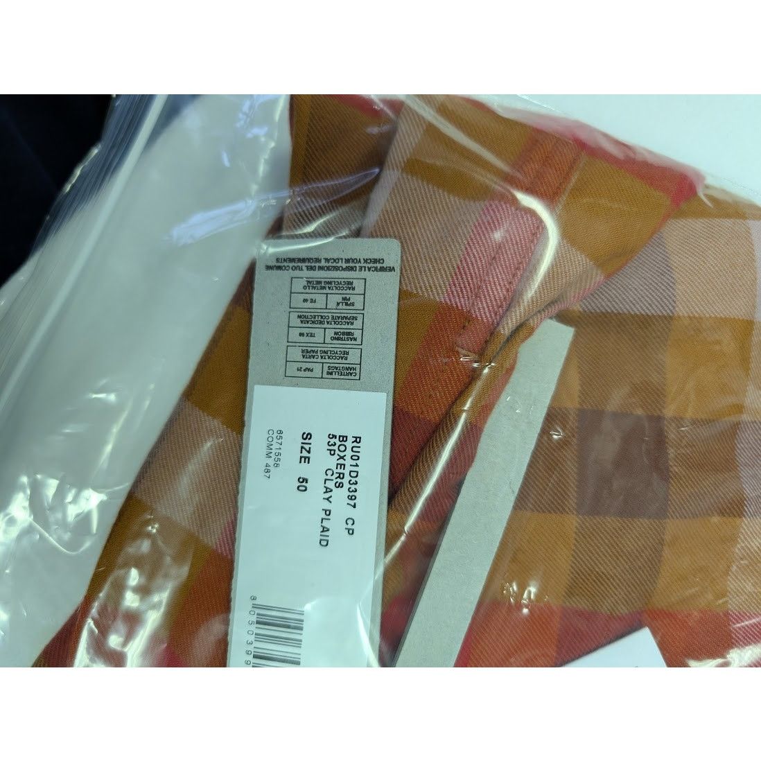 Rick Owens o1rshd1 Boxers Clay Plaid in Multicolor Size US 34 / EU 50 - 15 Thumbnail