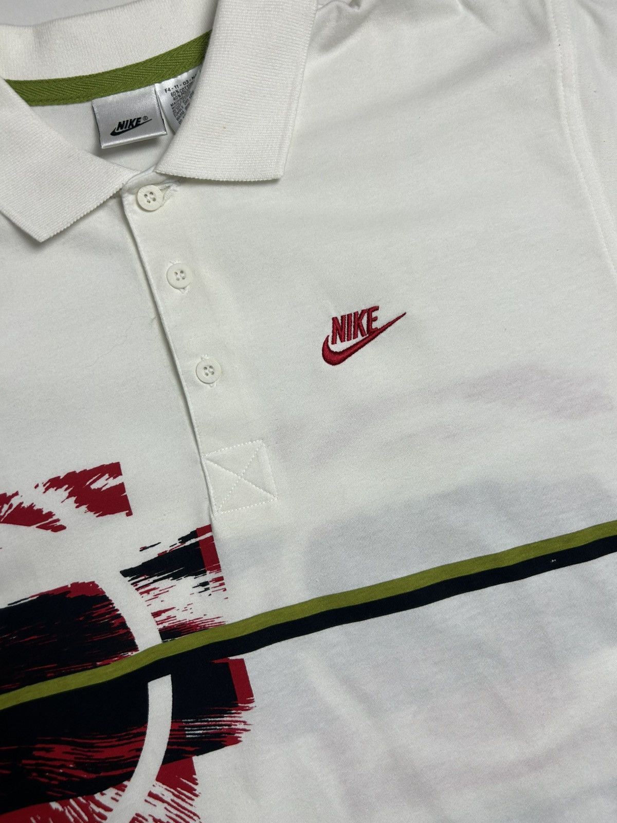 Nike Vintage 00’s Nike Challenger Court Polo T-Shirt Size US S / EU 44-46 / 1 - 4 Thumbnail