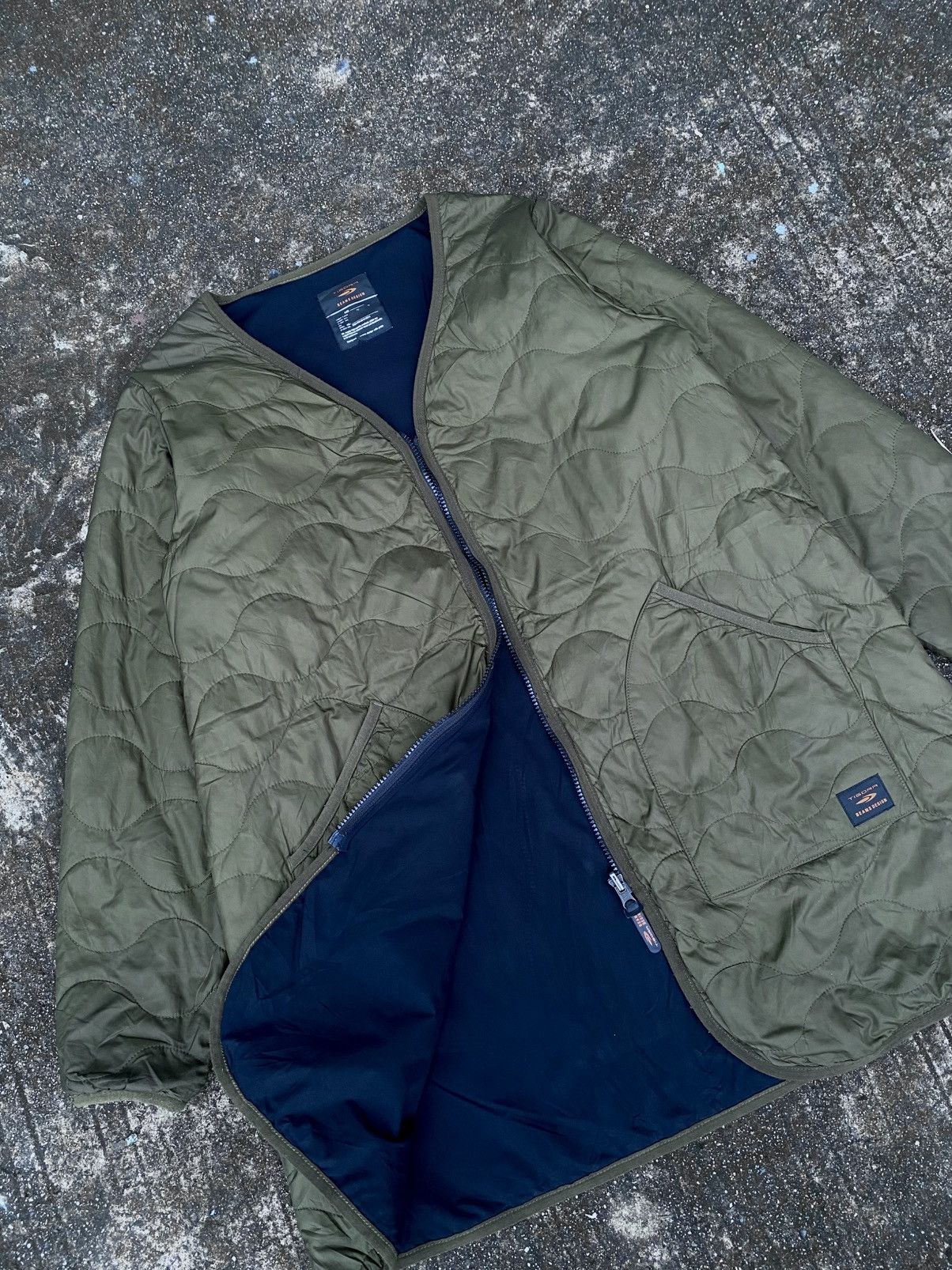 Beams Plus Beams Design Tigora Military Quilted Jacket Size US L / EU 52-54 / 3 - 4 Thumbnail