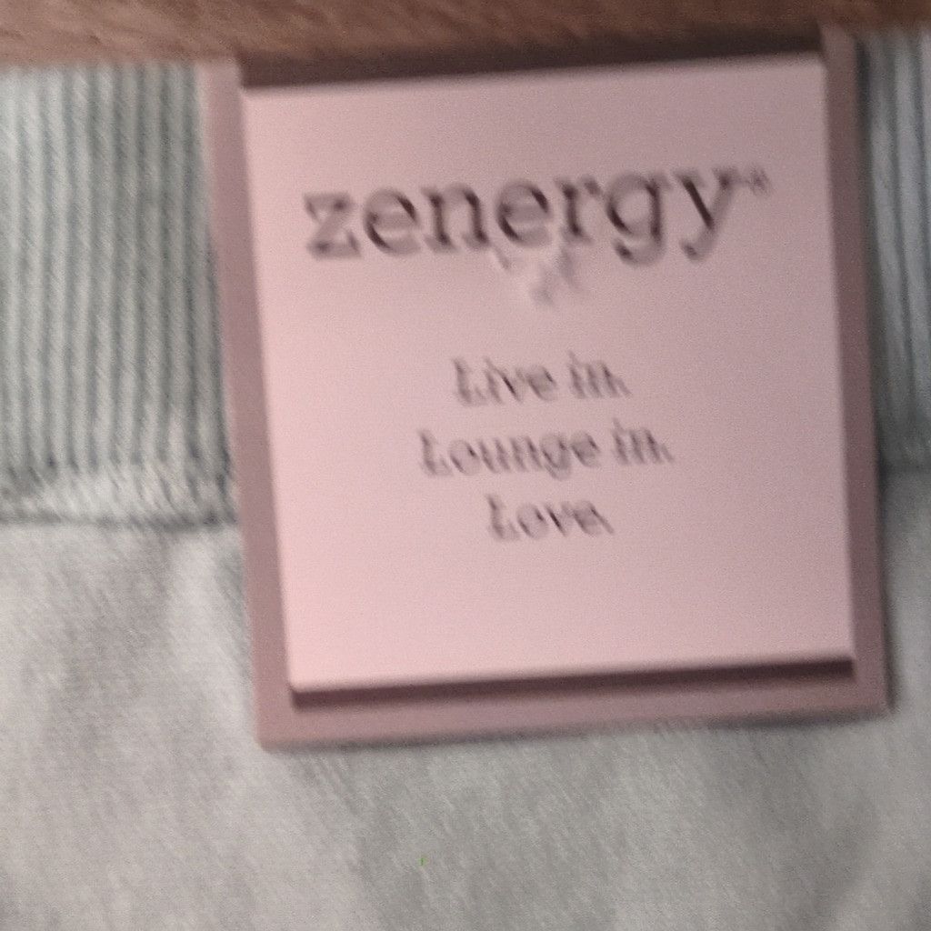 Chicos Zenergy By Chicos Aqua Cotton Cashmere Rib Hem Pants Size 3 Size 38" / US 16 / IT 52 - 4 Thumbnail